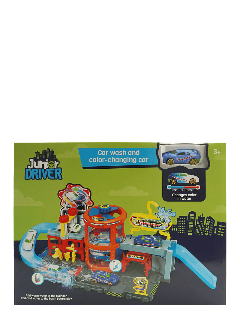 AMO - JUNIOR DRIVER Car Wash Colour Change Playset - leikfangasett - multicolor - 1