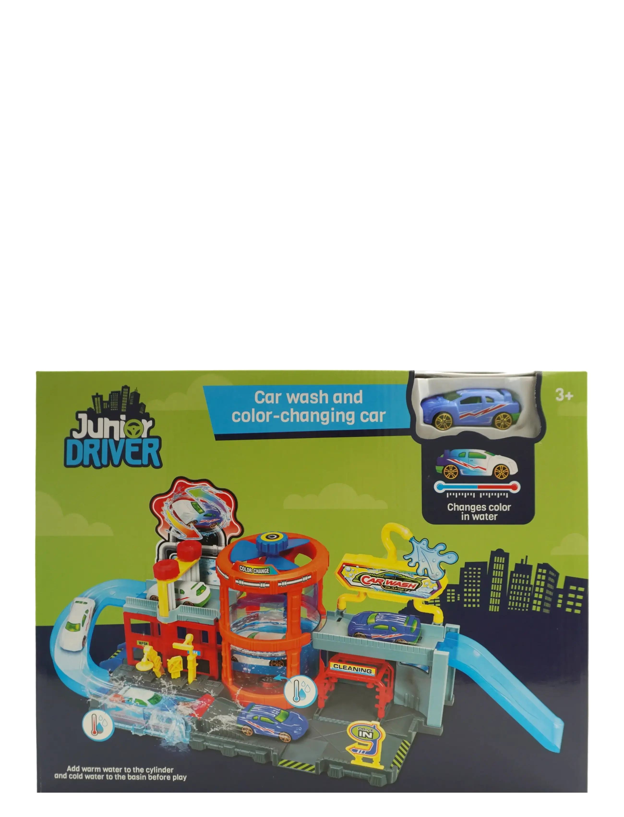 AMO - JUNIOR DRIVER Car Wash Colour Change Playset - leikkisetit - multicolor - 1