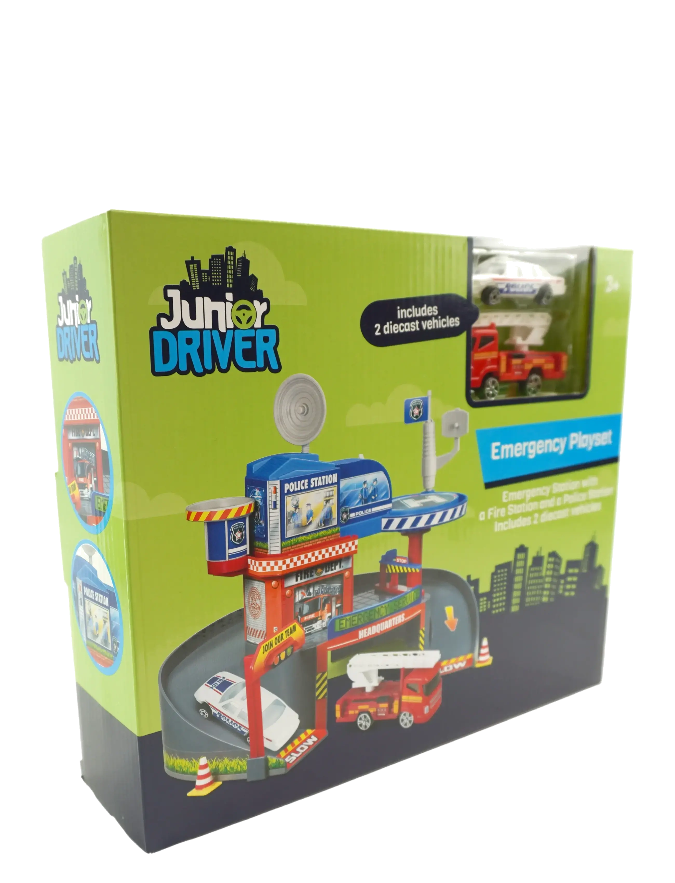 AMO - JUNIOR DRIVER Emergency Playset - leksaksgarage - multicolor - 1
