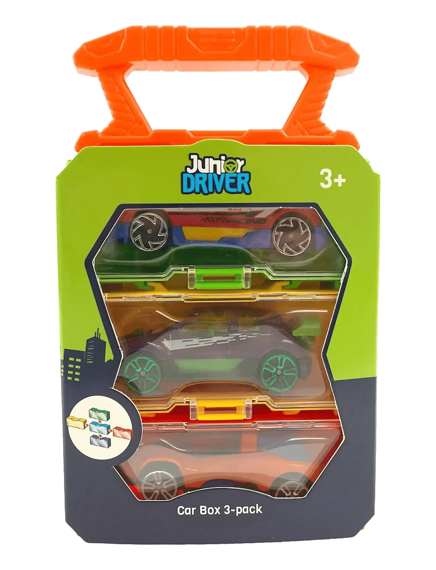 AMO - JUNIOR DRIVER 3 Pack Display Box with Car - legetøjsbiler - multicolor - 0