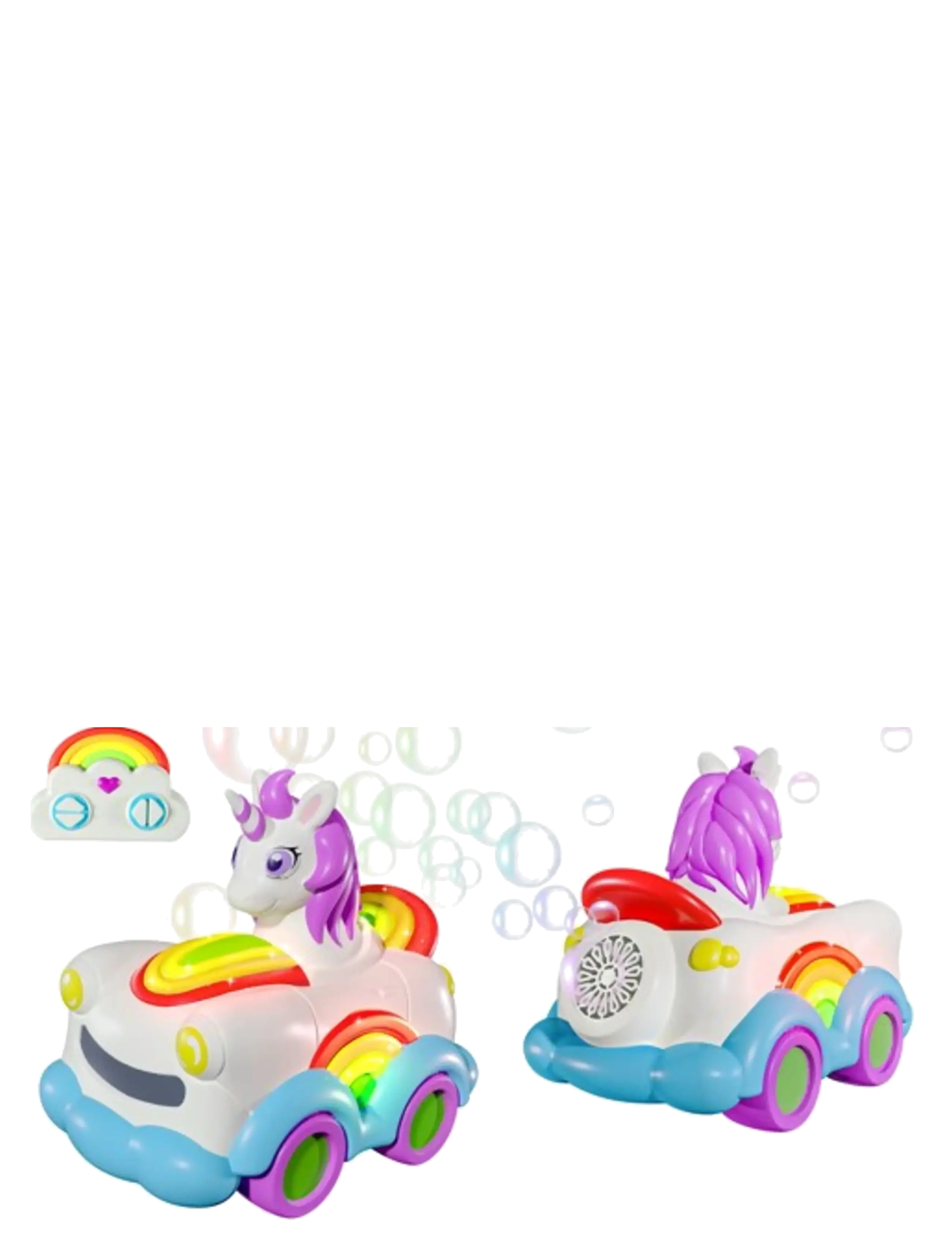 AMO REVOLT Unicorn Bubble Car - Radiostyrda leksaker - MULTICOLOR / white