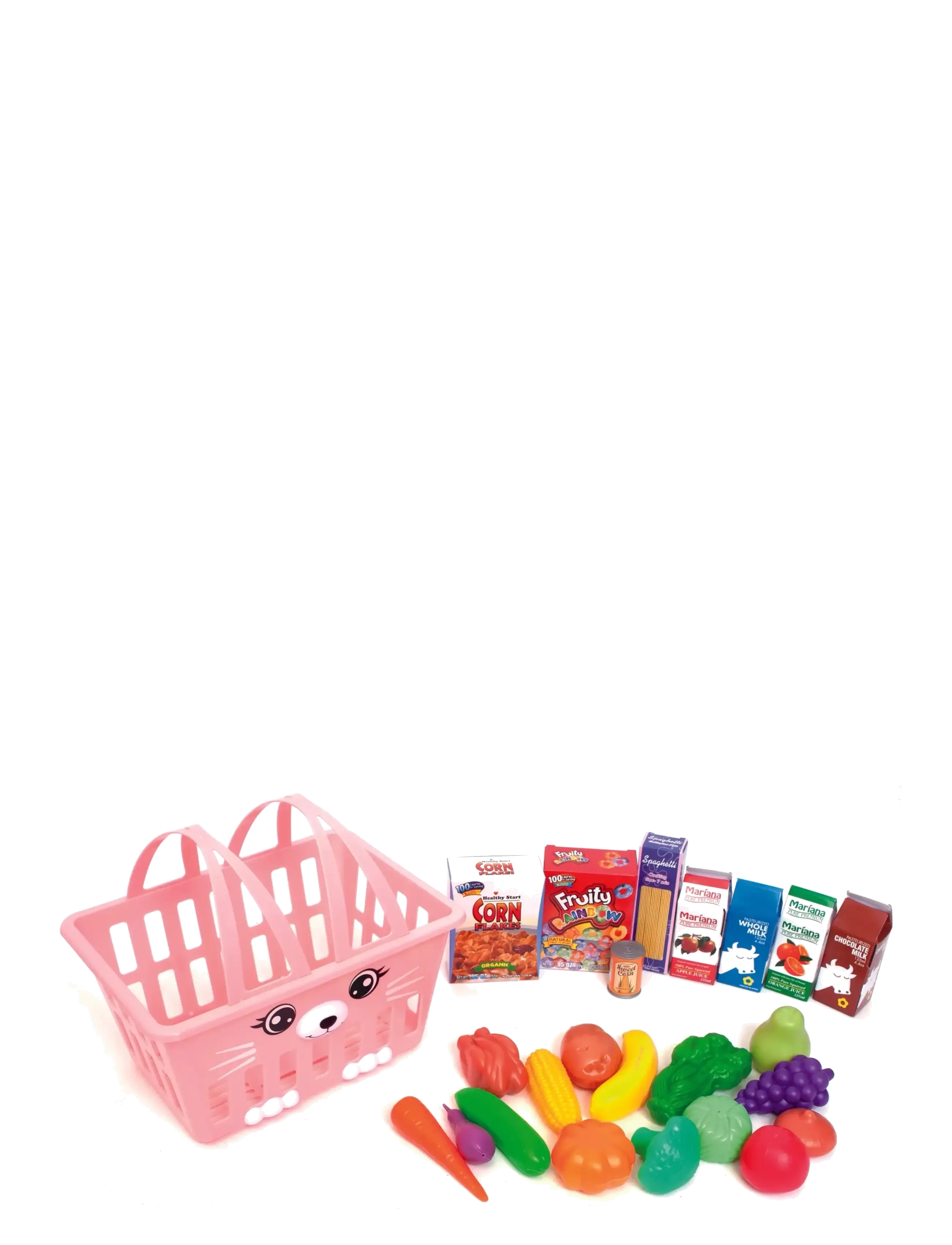 AMO ZOO TROOP Bunny Basket - 4 for 3 - MULTICOLOR / pink/rose