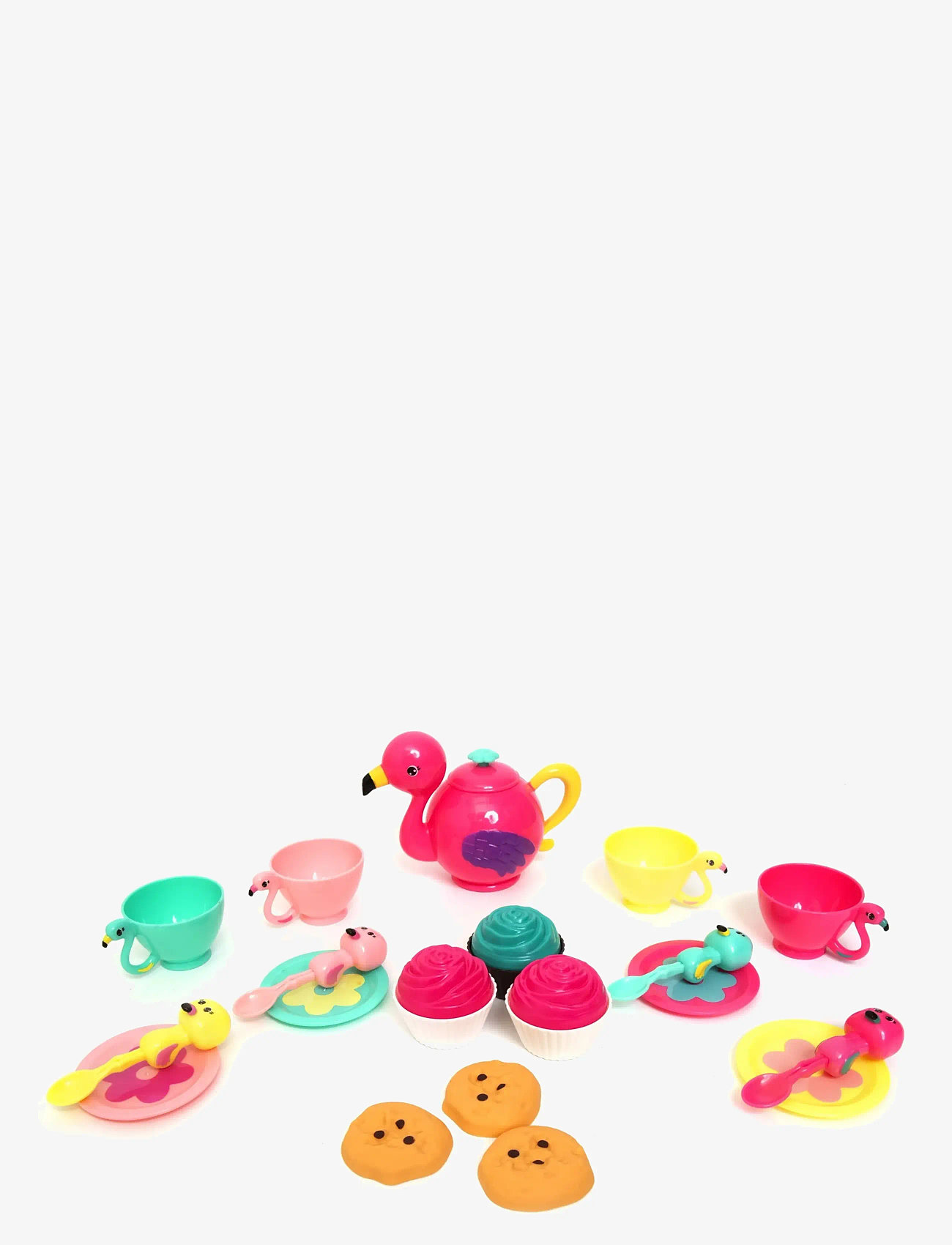 AMO - ZOO TROOP Flamingo Tea Set - kaffe & teserviser - multicolor - 0