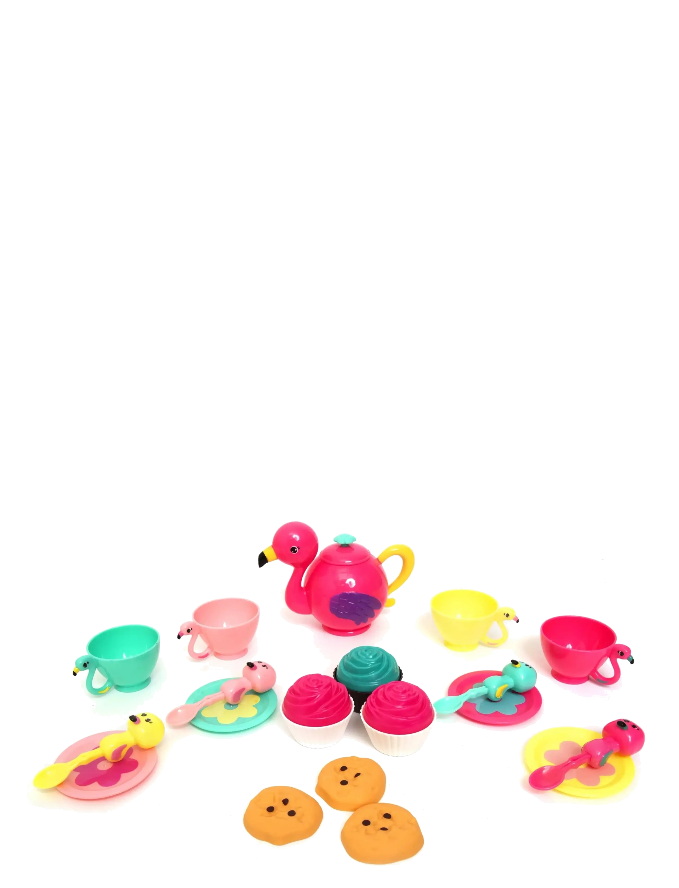 AMO ZOO TROOP Flamingo Tea Set - Legekøkkener & Tilbehør - MULTICOLOR / pink/rose