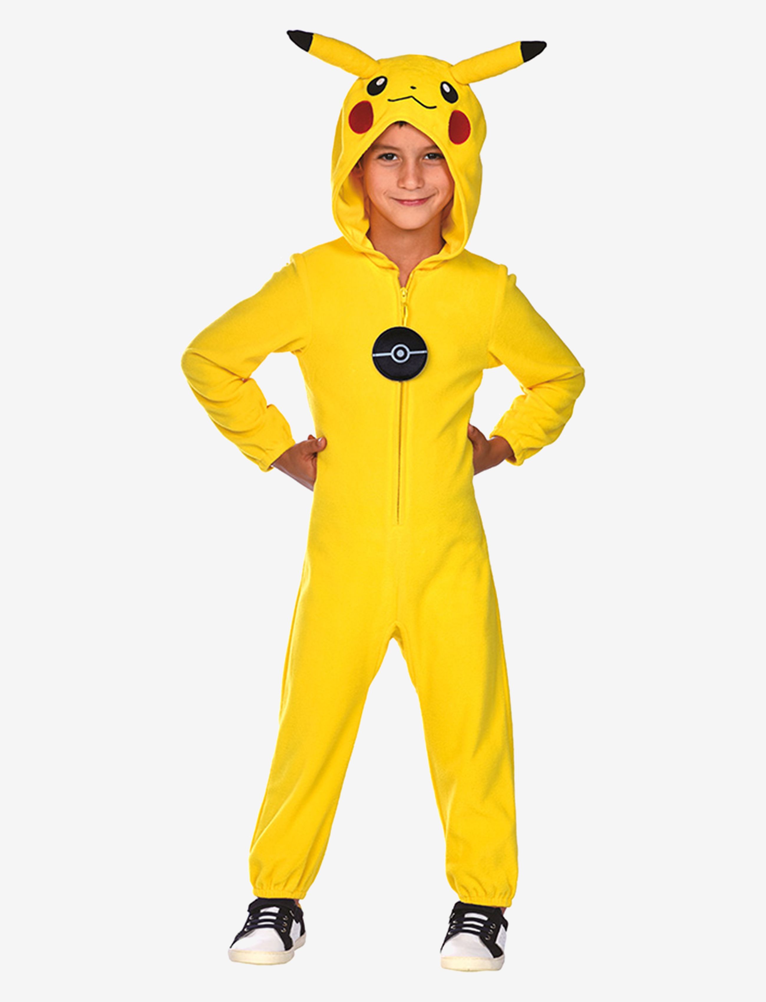 Amscan POKEMON PIKACHU ONE PIECES WITH HOOD 4-6 - Halloween - MULTI COLOR / multi