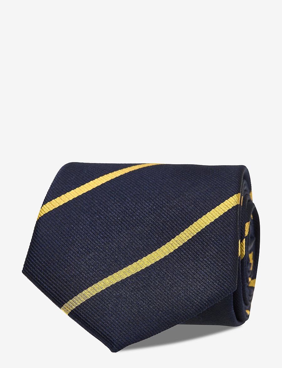 AN IVY - The Ivy Silk - cravates - navy/gold - 1
