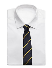 AN IVY - The  Ivy Silk - ties - navy/gold - 3
