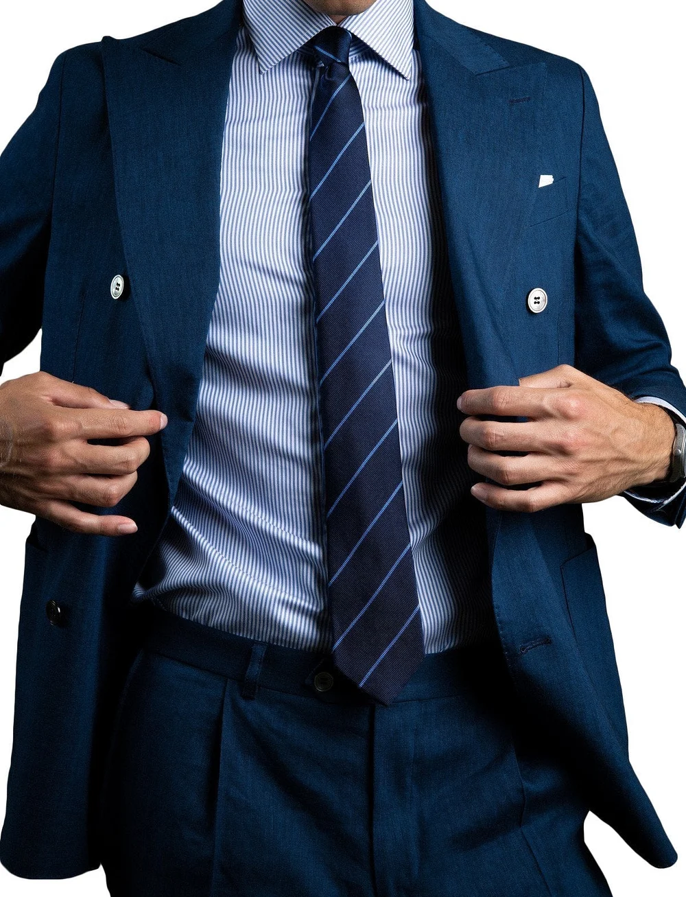 AN IVY - The Banker - krawatten - navy/blue - 0