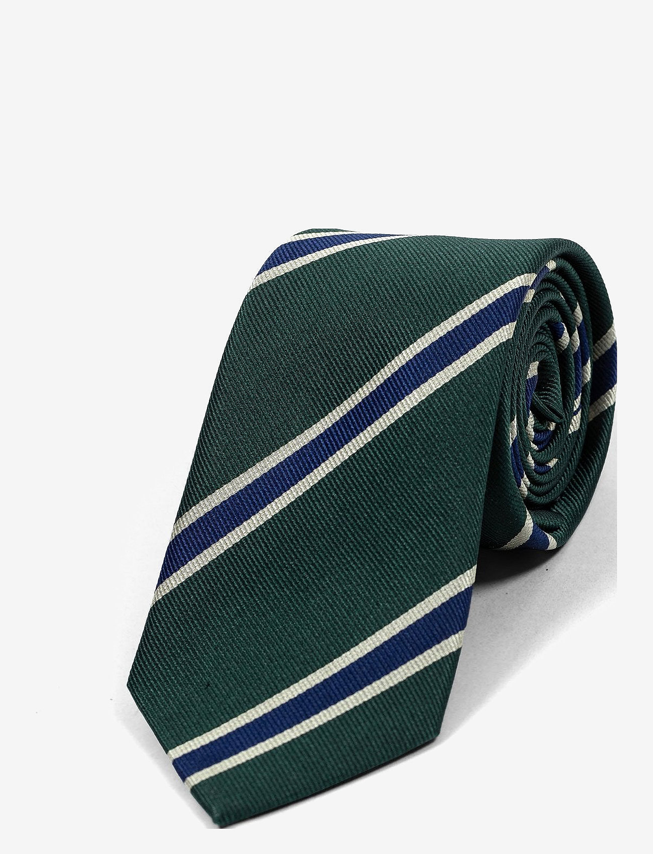 AN IVY - Green Striped Preppy - ties - green/white/navy - 1