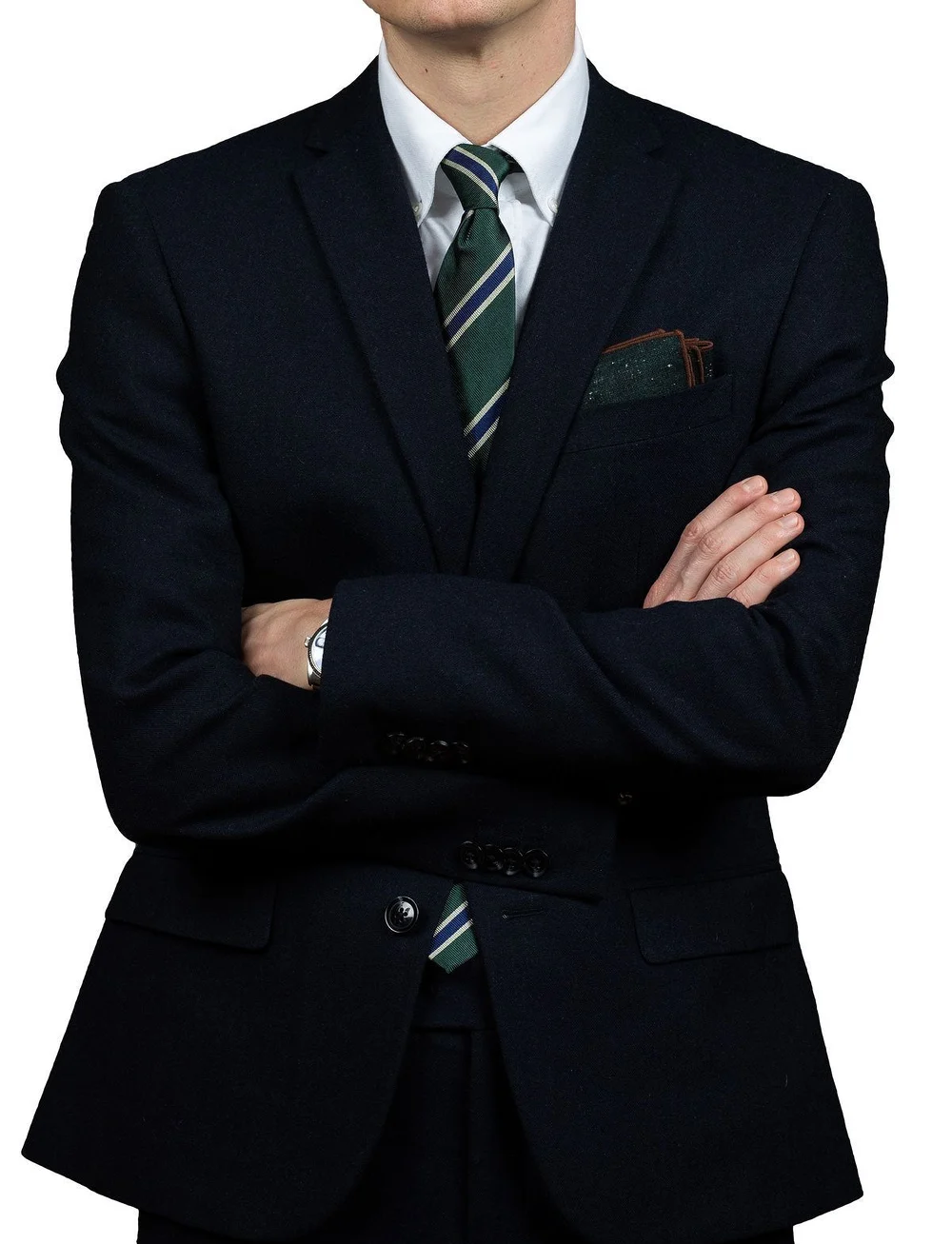 AN IVY - Green Striped Preppy - lipsud - green/white/navy - 0