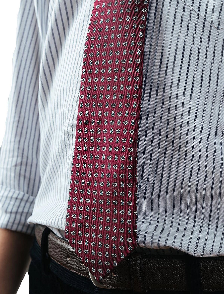 AN IVY - The Counselor - cravates - red/white/blue - 0