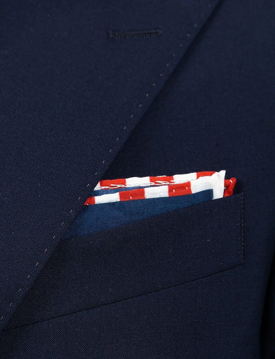AN IVY - Tricolore Borders Navy - taskurätid - navy/white/red - 4