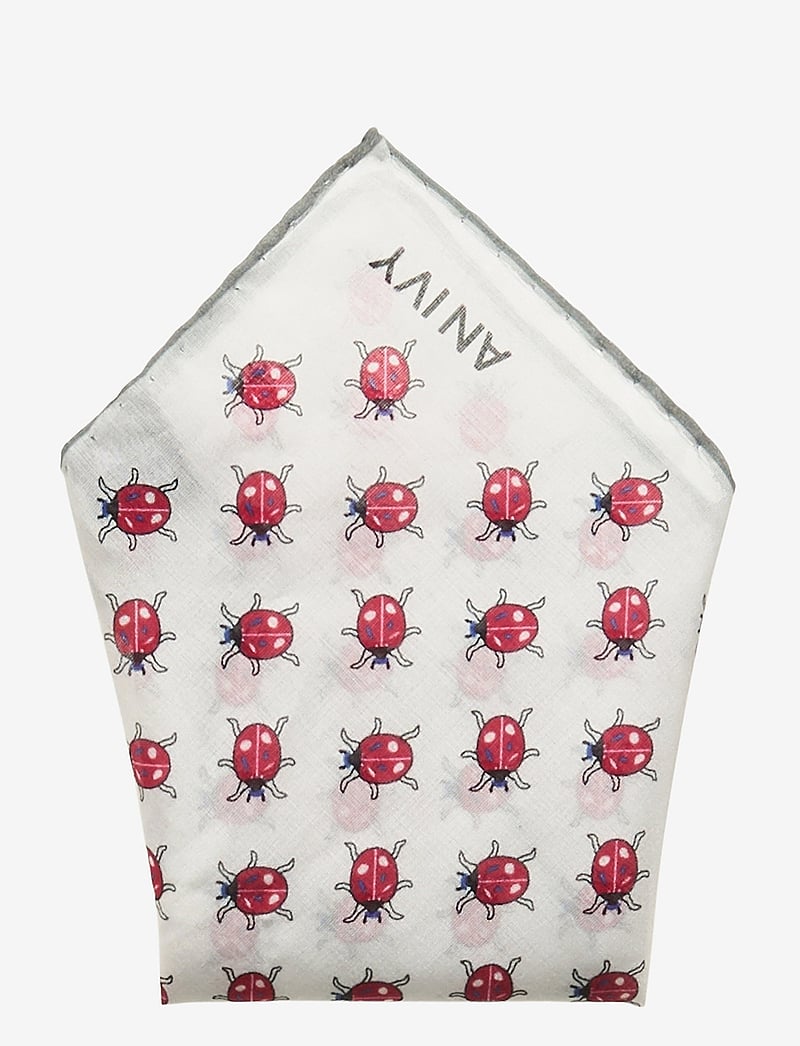 AN IVY - White Ladybird Pocket - näsdukar - white/red/blue - 0