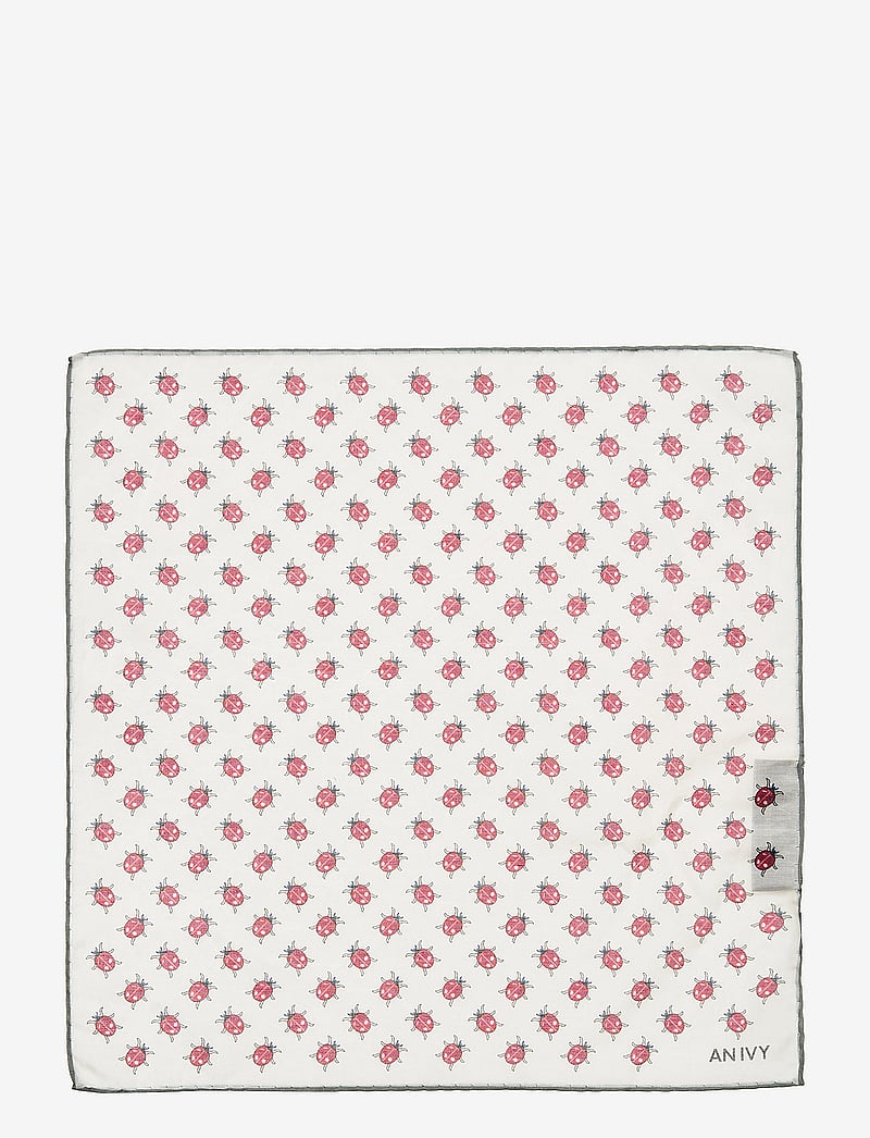 AN IVY - White Ladybird Pocket - näsdukar - white/red/blue - 1