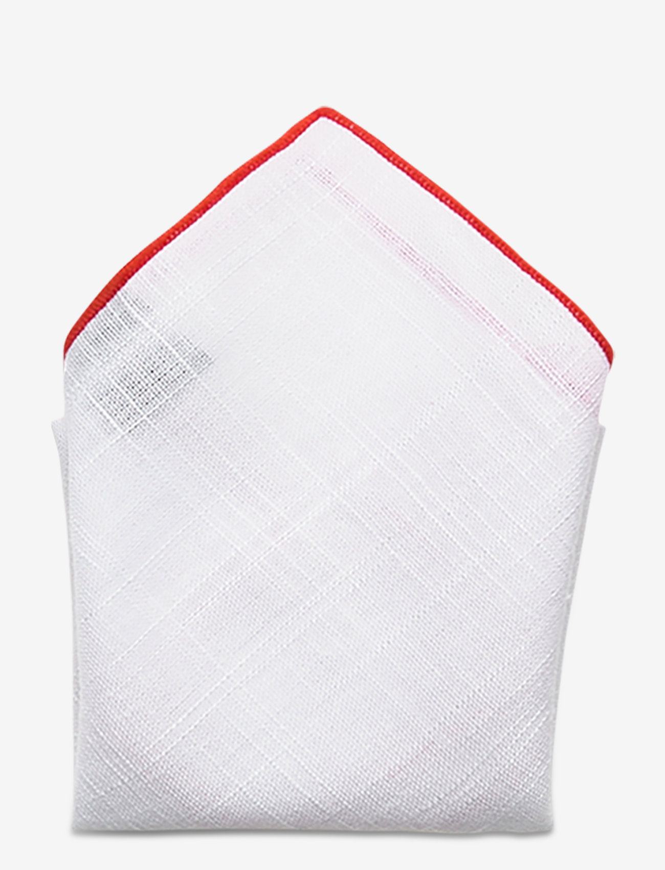 AN IVY - Red Borders Pocket Square - näsdukar - white/red - 0