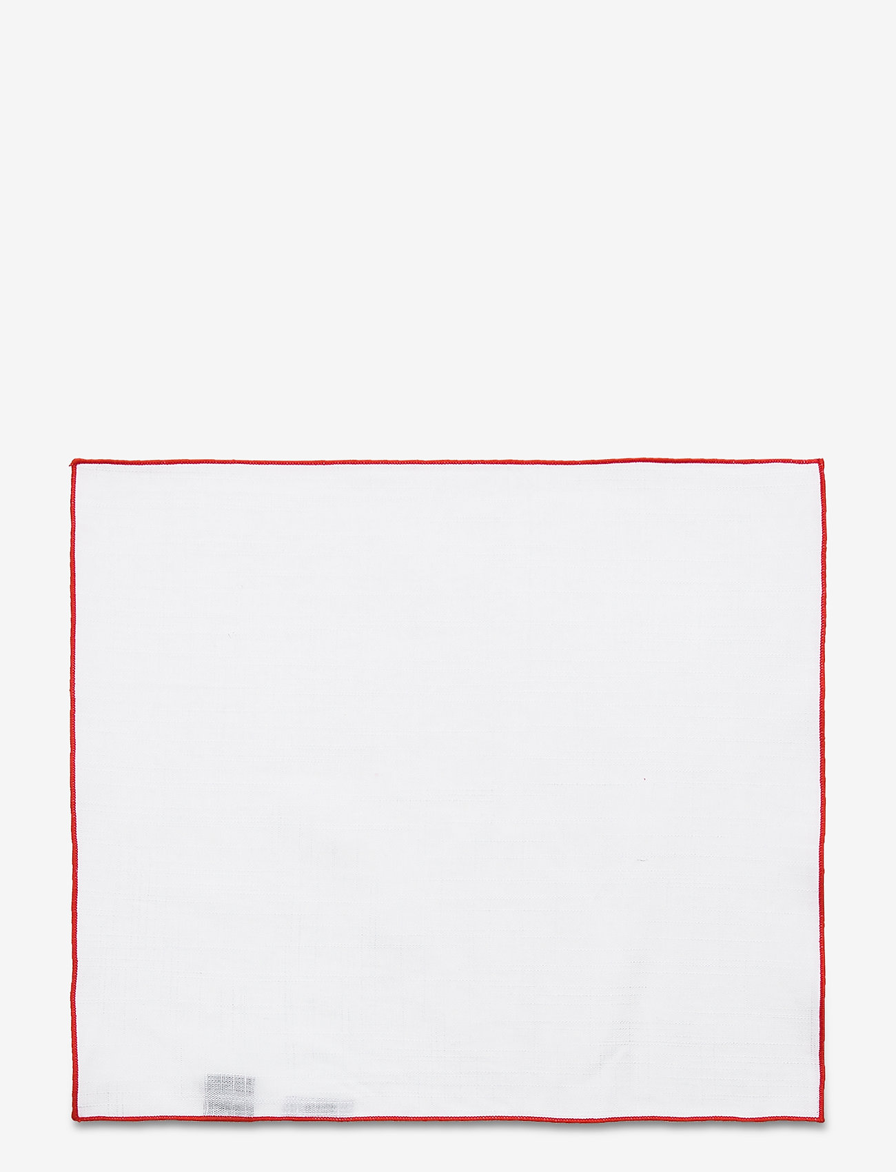 AN IVY - Red Borders Pocket Square - näsdukar - white/red - 1