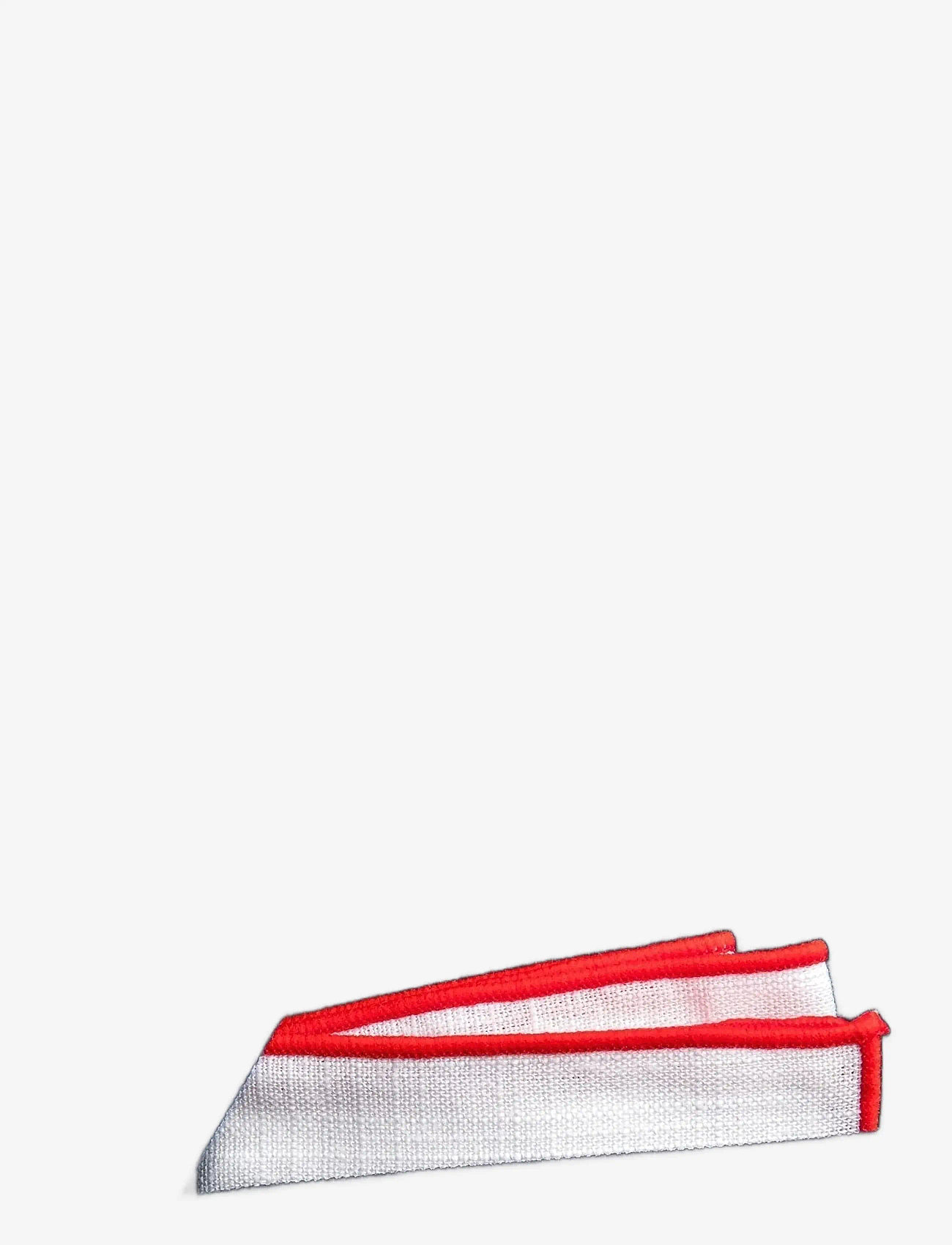 AN IVY - Red Borders Pocket Square - laveste priser - white/red - 2