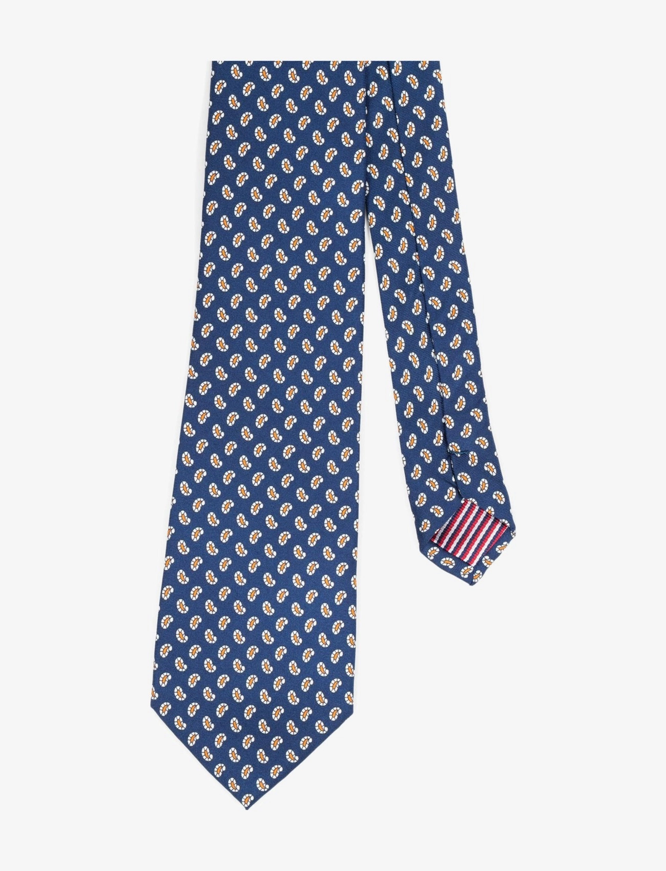 AN IVY Navy Orange Printed Counselor - Krawatten & Accessoires - NAVY/ORANGE/WHITE / navy