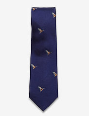 Allover Blue Kingfisher Silk Tie - BLUE