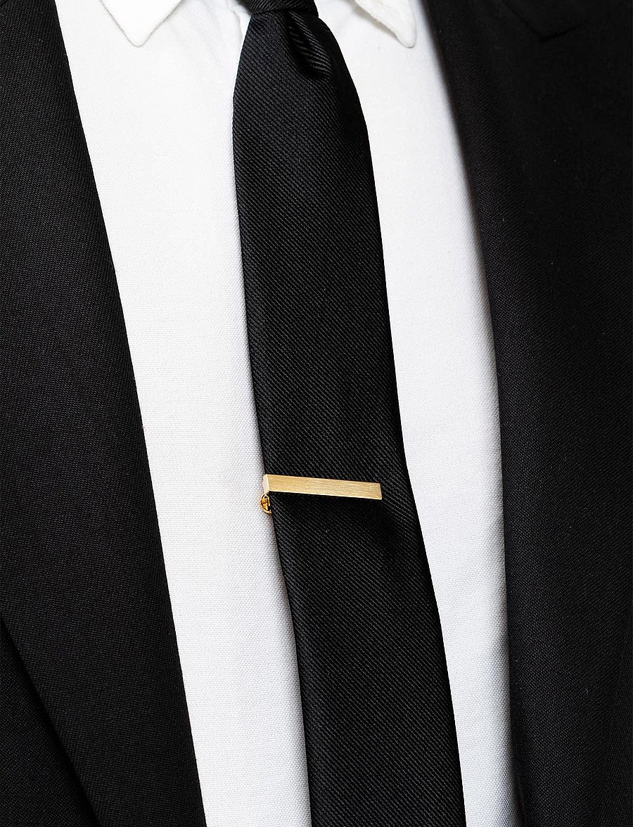 AN IVY - The Golden Bar 3,5 cm - krawattenklammern - golden - 0