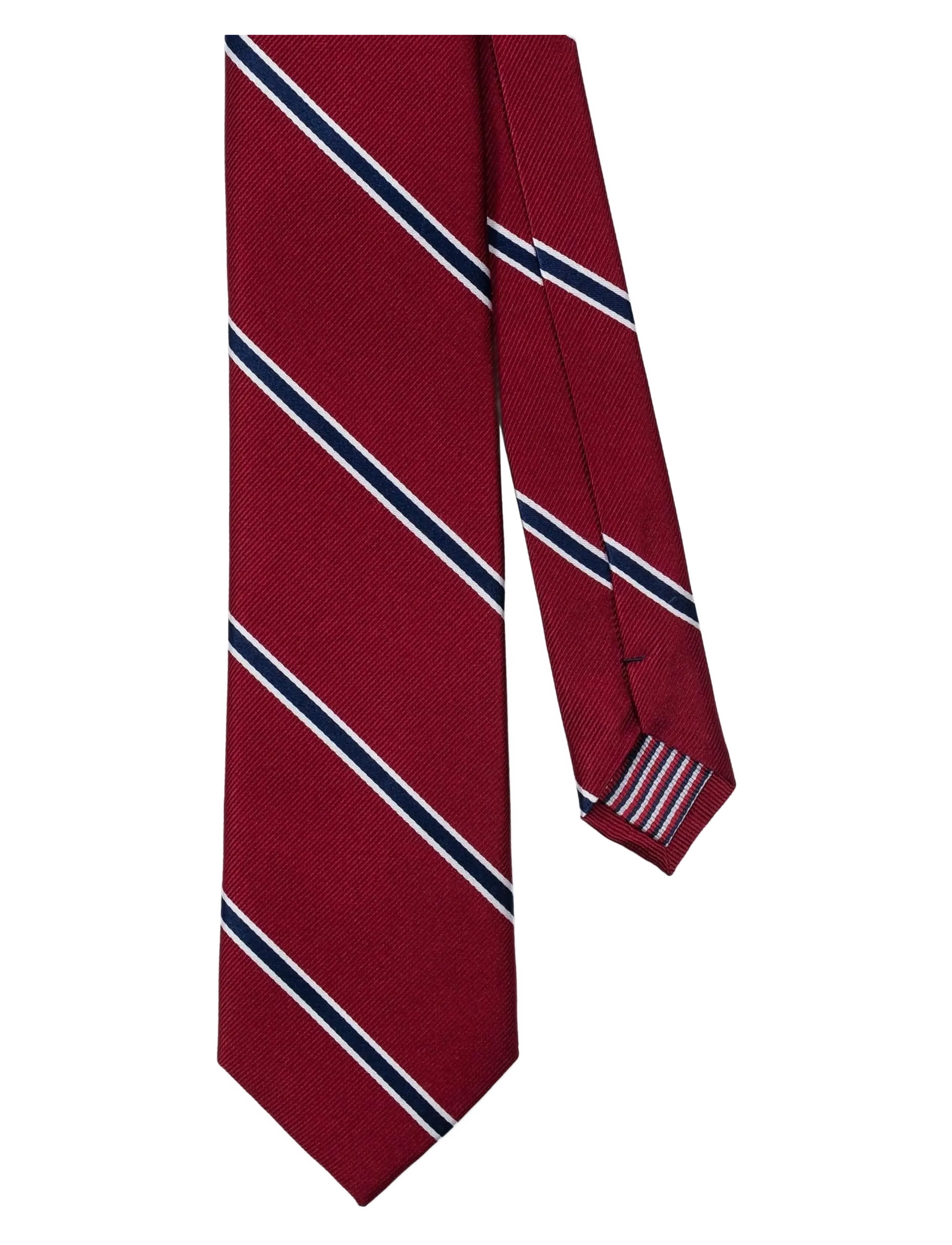 AN IVY - Red White Navy American Silk Tie - red/white/blue - 2