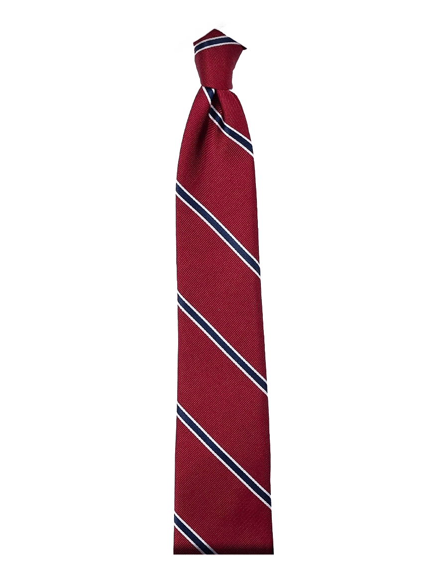 AN IVY - Red White Navy American Silk Tie - red/white/blue - 3