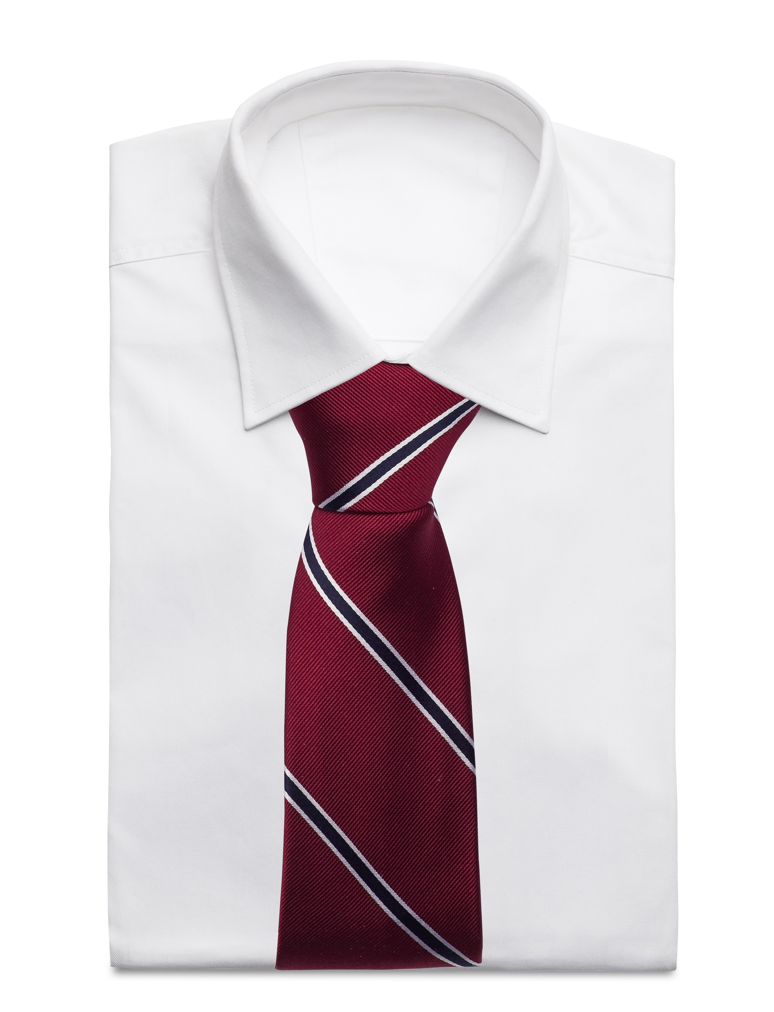 AN IVY - Red White Navy American Silk Tie - red/white/blue - 4