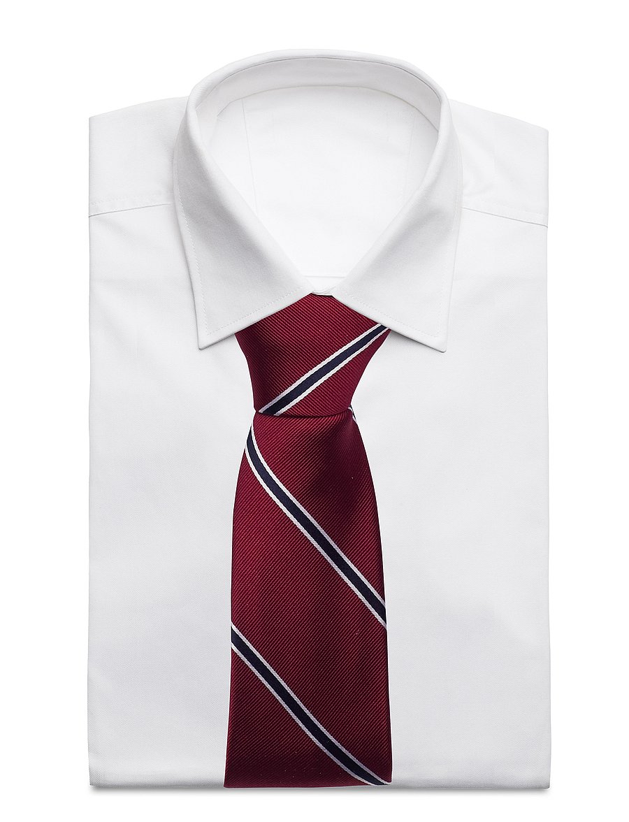 AN IVY - Red White Navy American Silk Tie - red/white/blue - 4