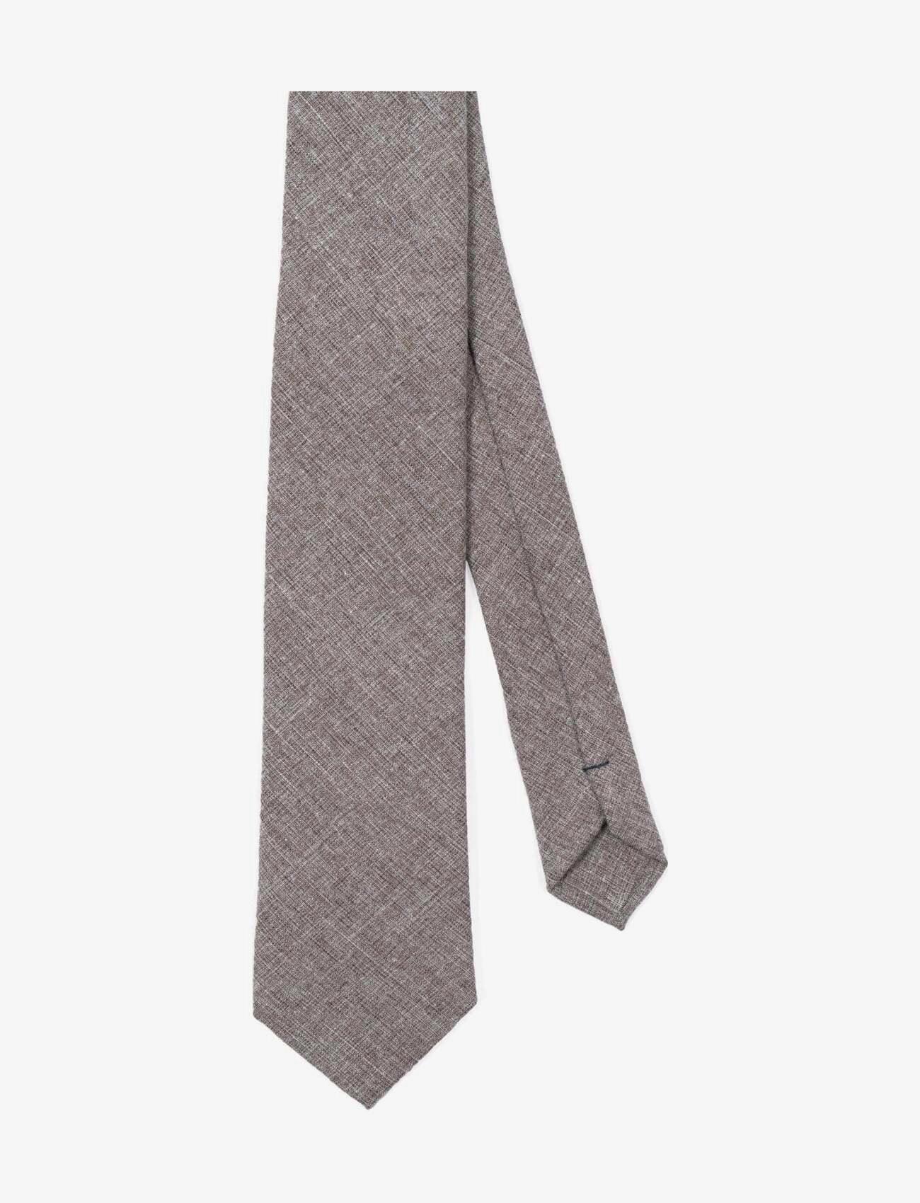 AN IVY Beige Textured Tie Beige - One Size - Herren