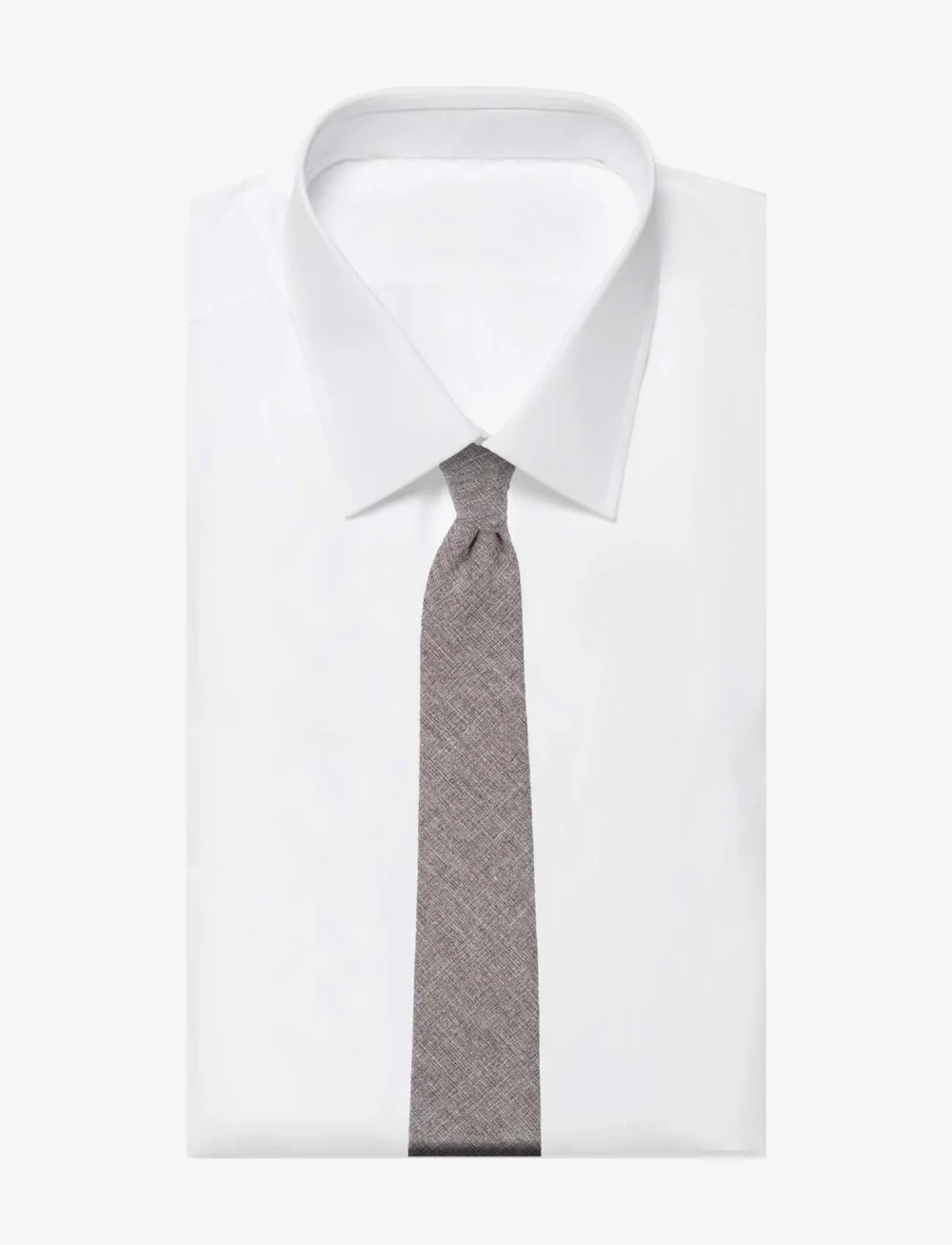 AN IVY - Beige Textured Tie - slips - beige - 3