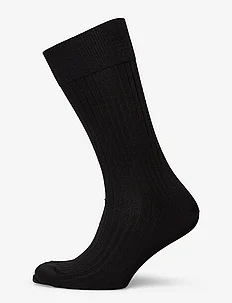 Black Ribbed Socks, AN IVY