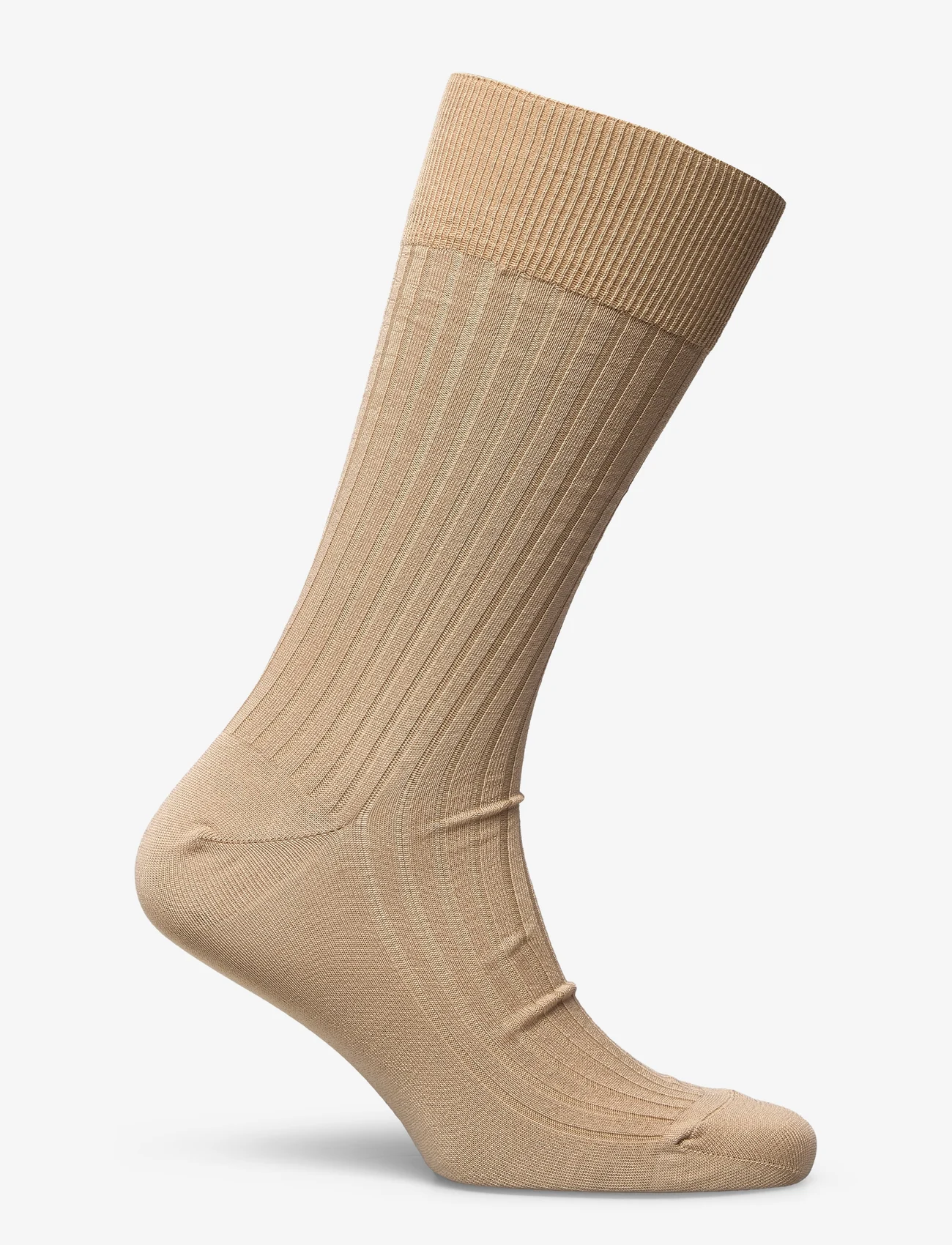 AN IVY - Beige Ribbed Socks - laveste priser - beige - 1