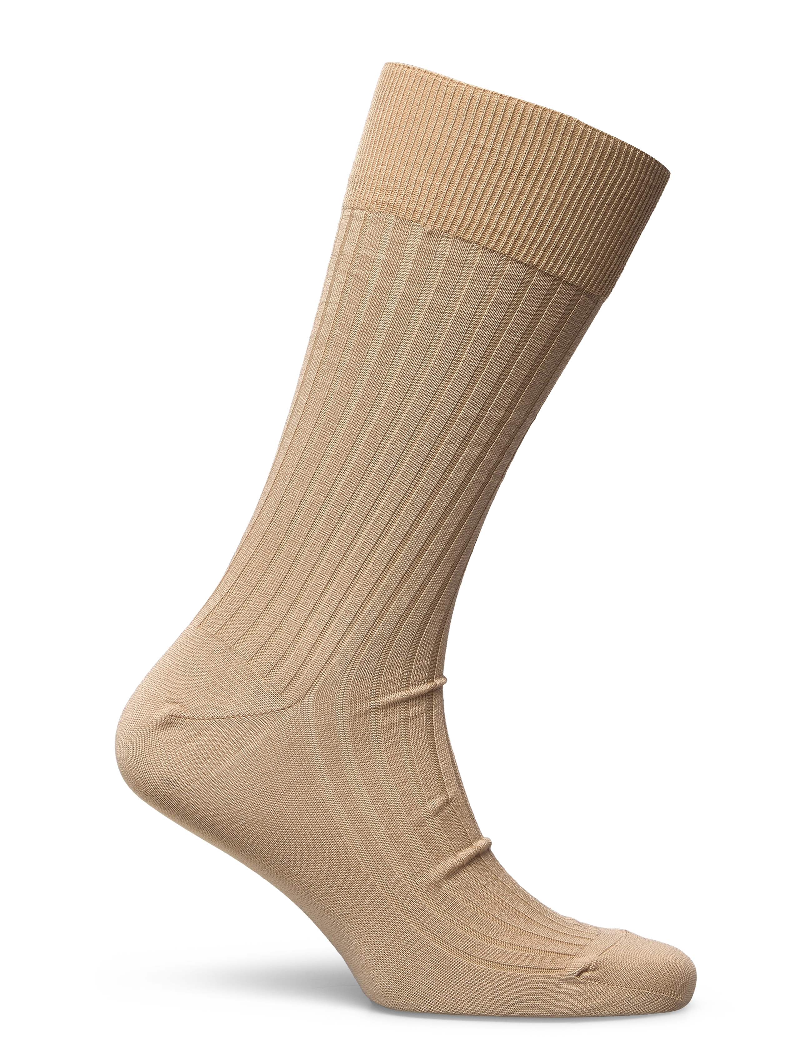 AN IVY - Beige Ribbed Socks - beige - 2
