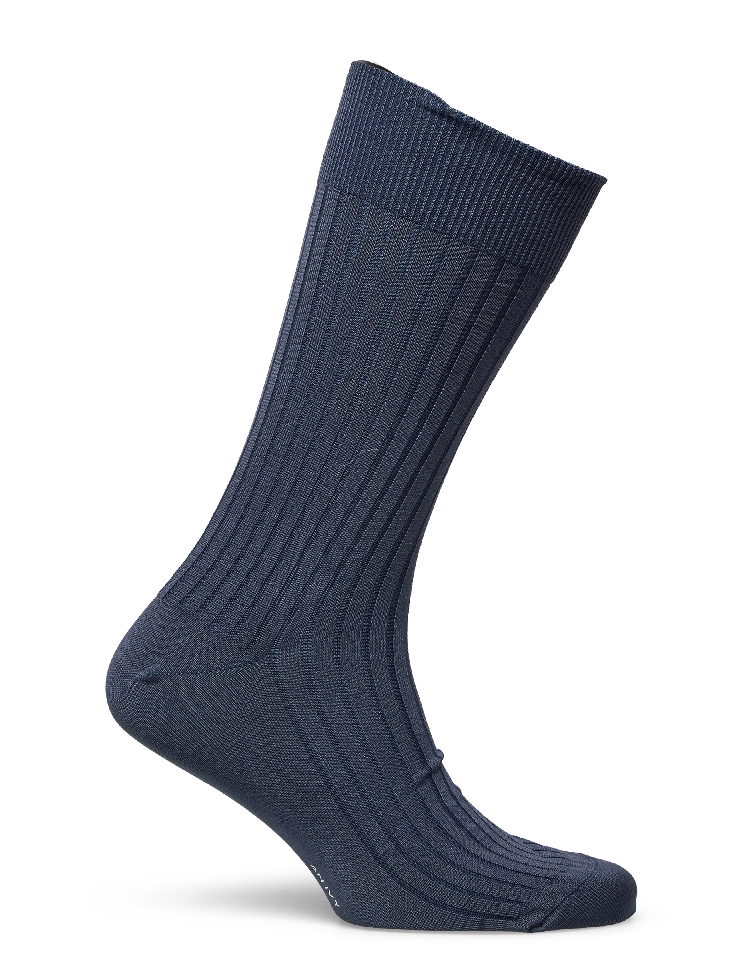 AN IVY - Indigo Ribbed Socks - blue - 2