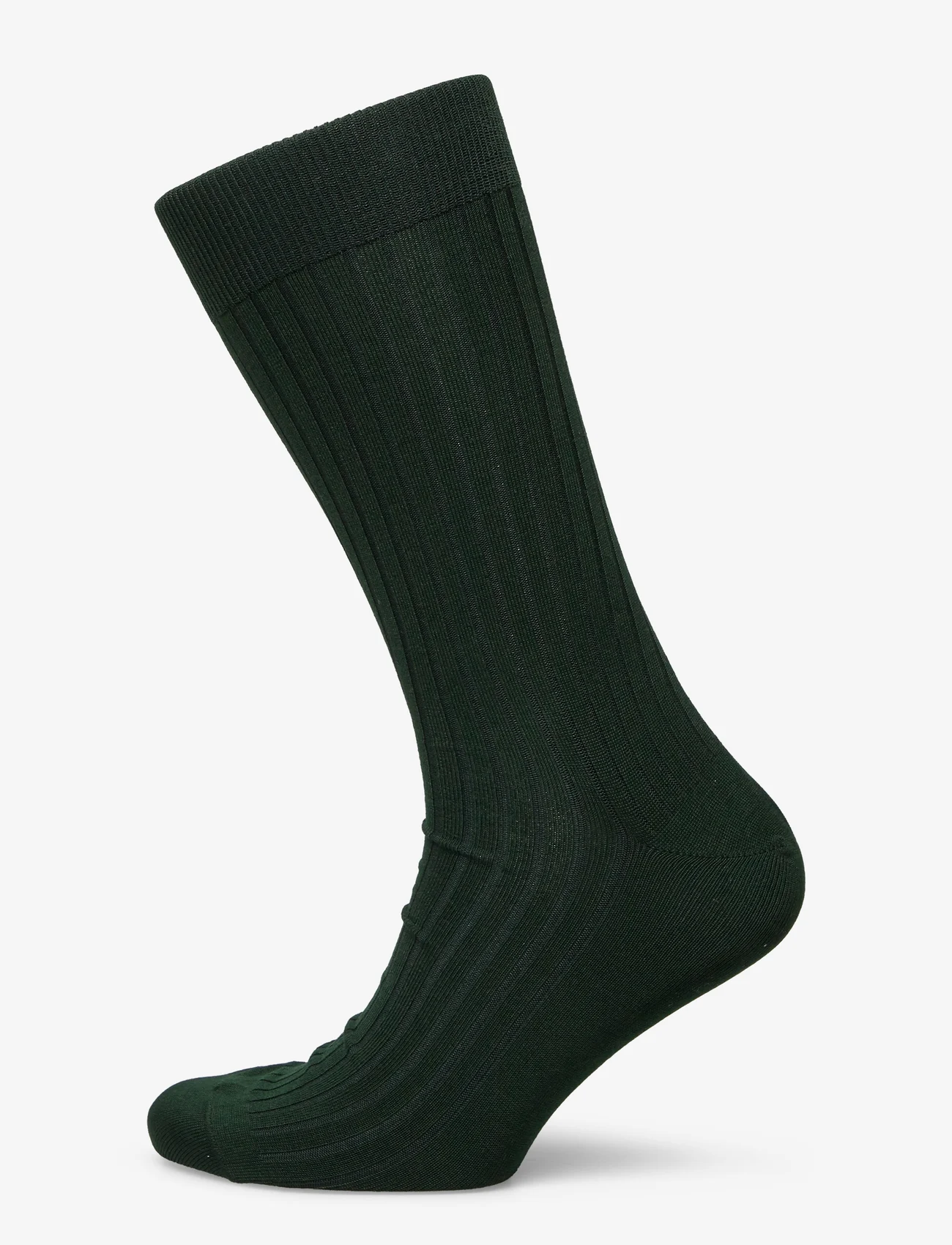 AN IVY - Forrest Green Ribbed Socks - green - 0