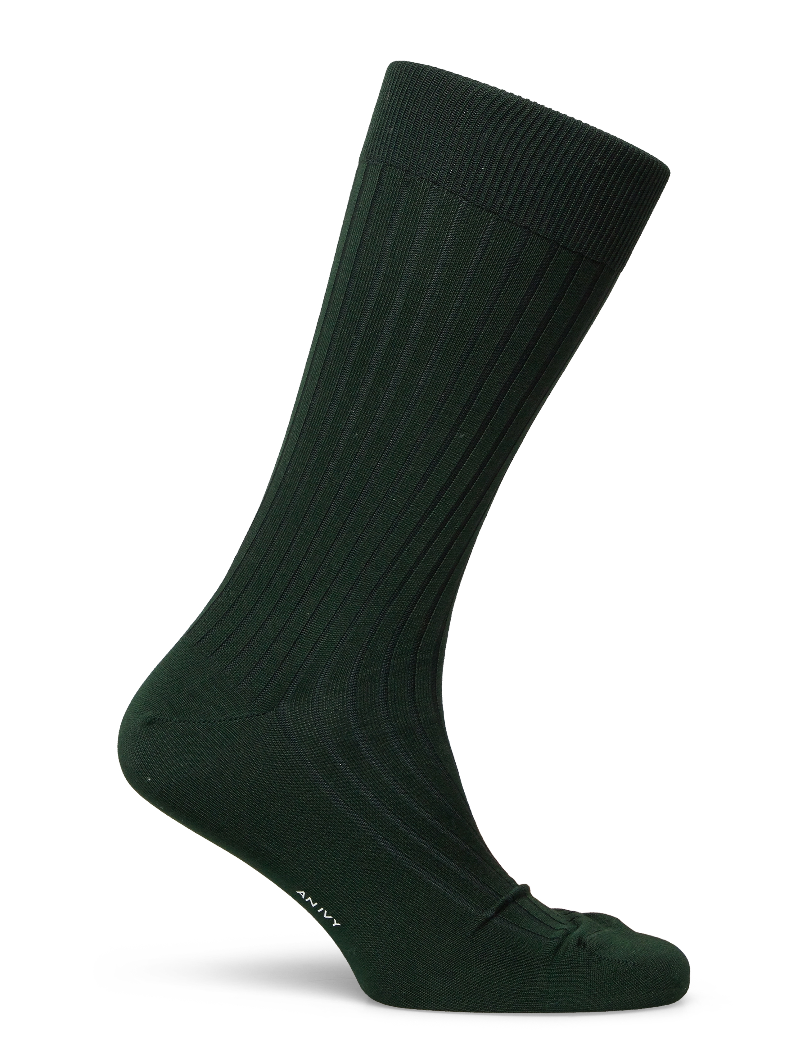 AN IVY - Forest Green Ribbed Socks - green - 2
