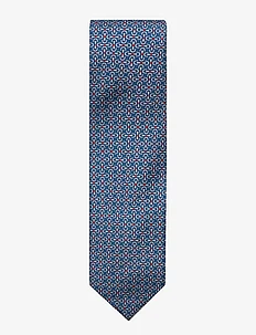 Blue Geometry Silk Tie, AN IVY