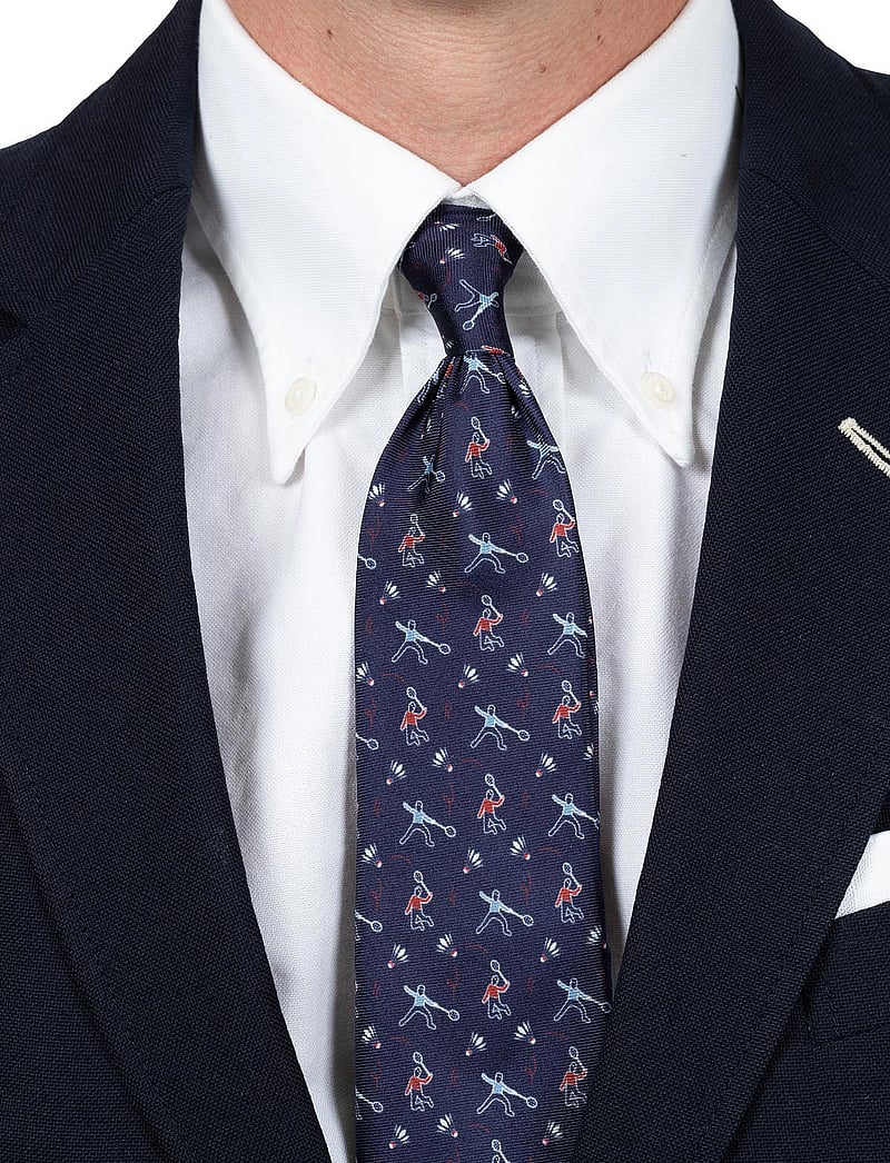 AN IVY - Navy Silk Badminton Player - slips - navy - 0