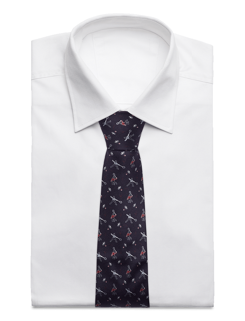 AN IVY - Navy Silk Badminton Player - slips - navy - 4