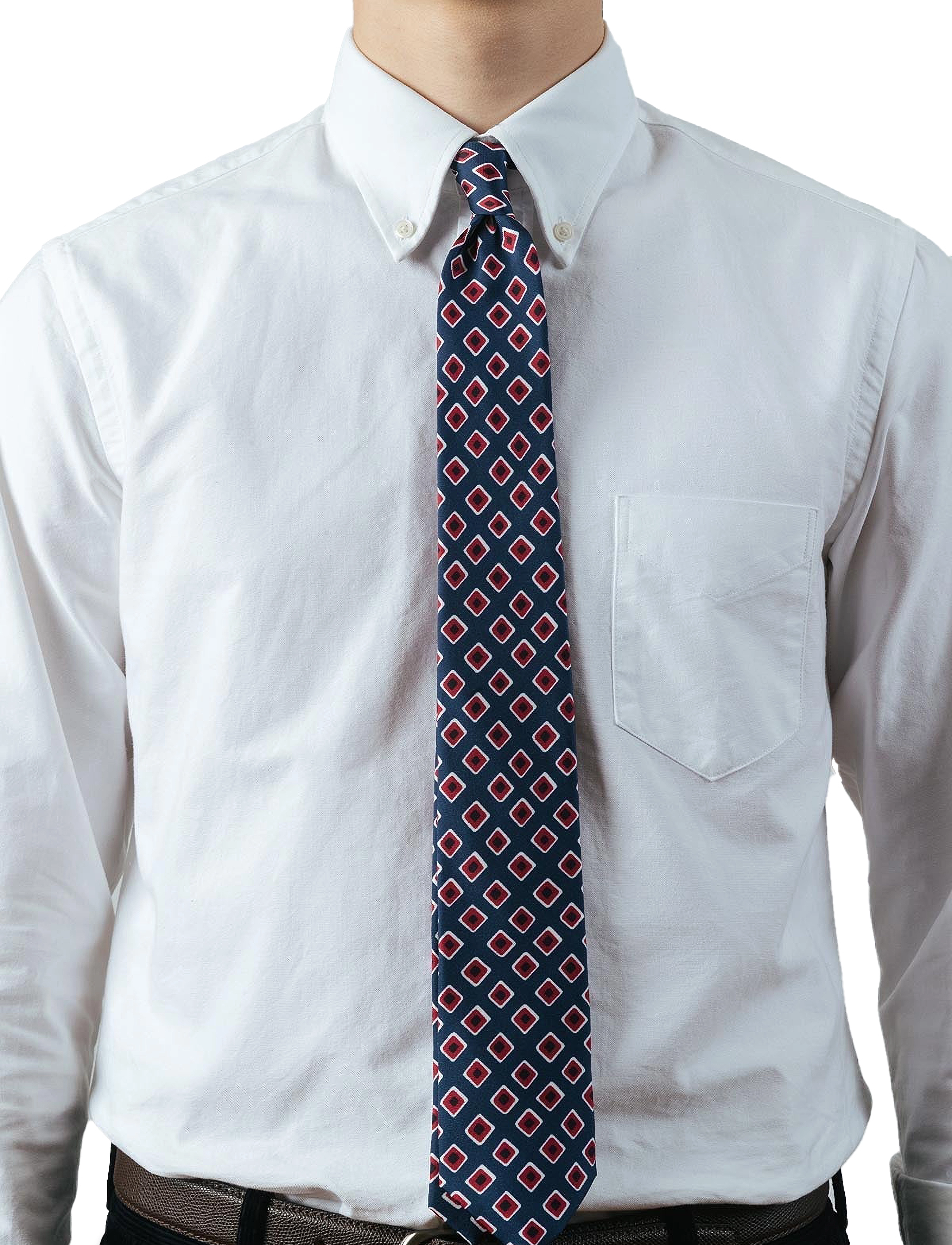 AN IVY Navy Vintage Squares - Festkleidung - NAVY / navy