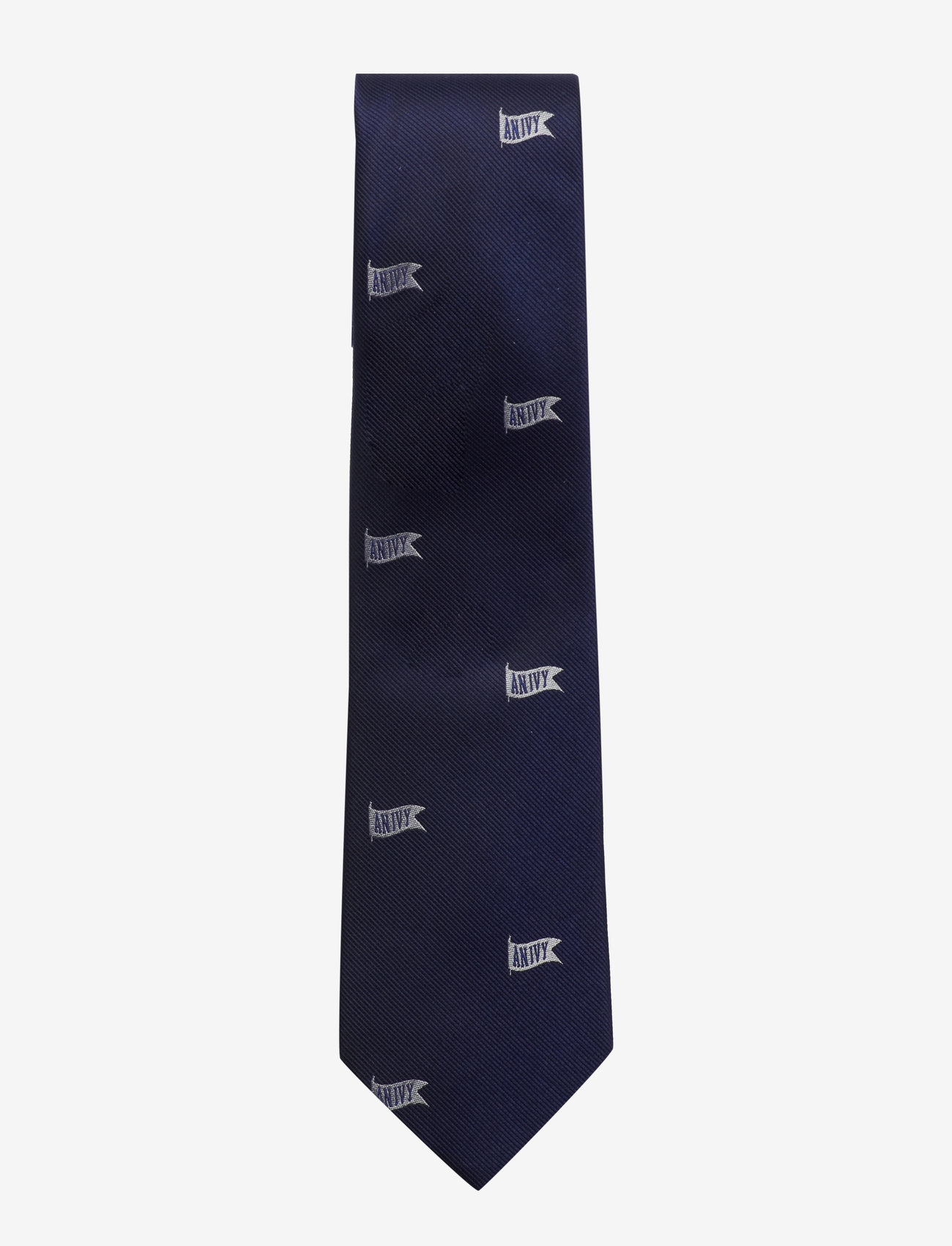 AN IVY - Allover Navy AN IVY Flag Silk Tie - slips - navy - 0