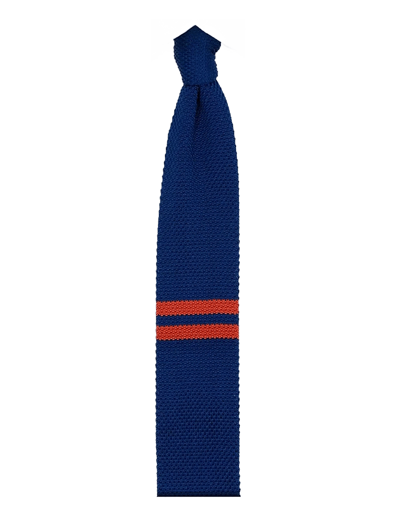AN IVY - Blue Orange Signature Knit - krawatten - blue / orange - 1