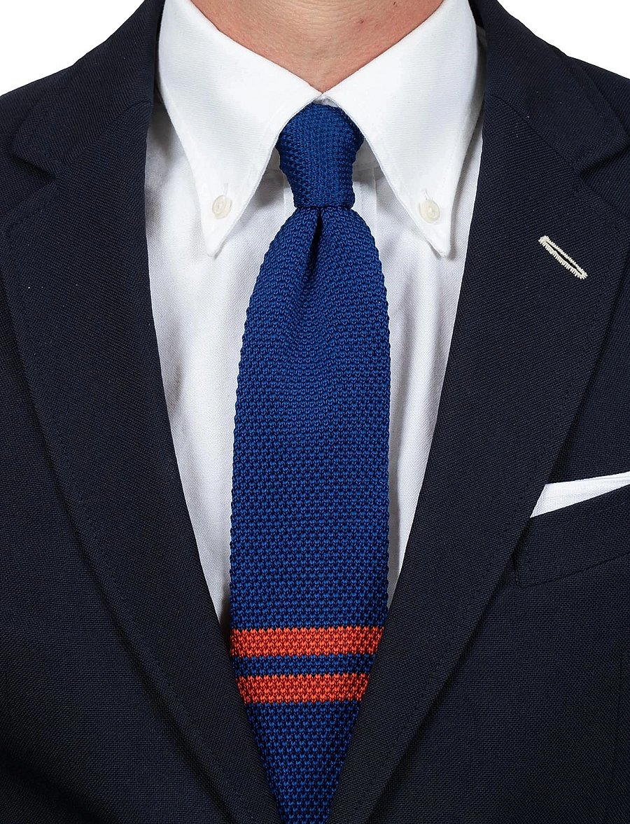 AN IVY - Blue Orange Signature Knit - lipsud - blue / orange - 2