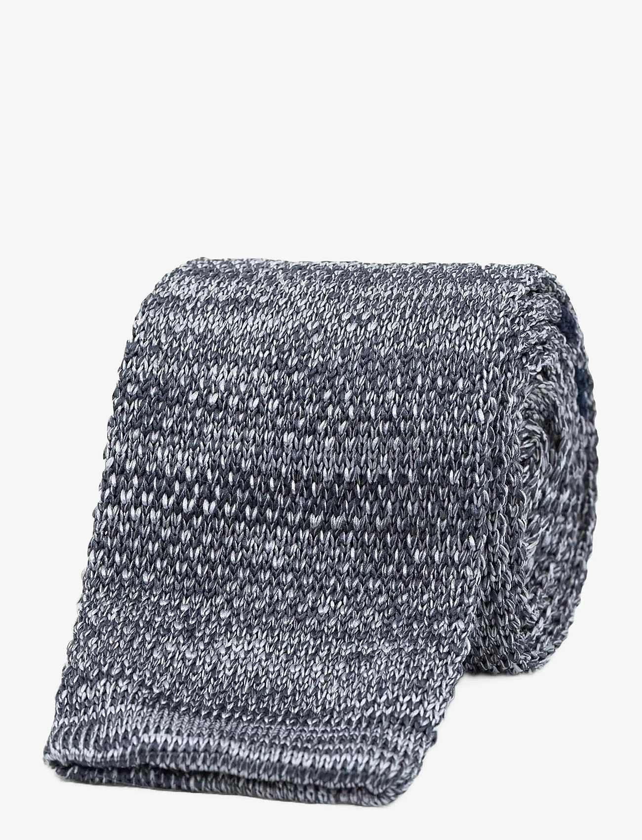 AN IVY - Grey Navy Signature Knit - ties - grey / navy - 2