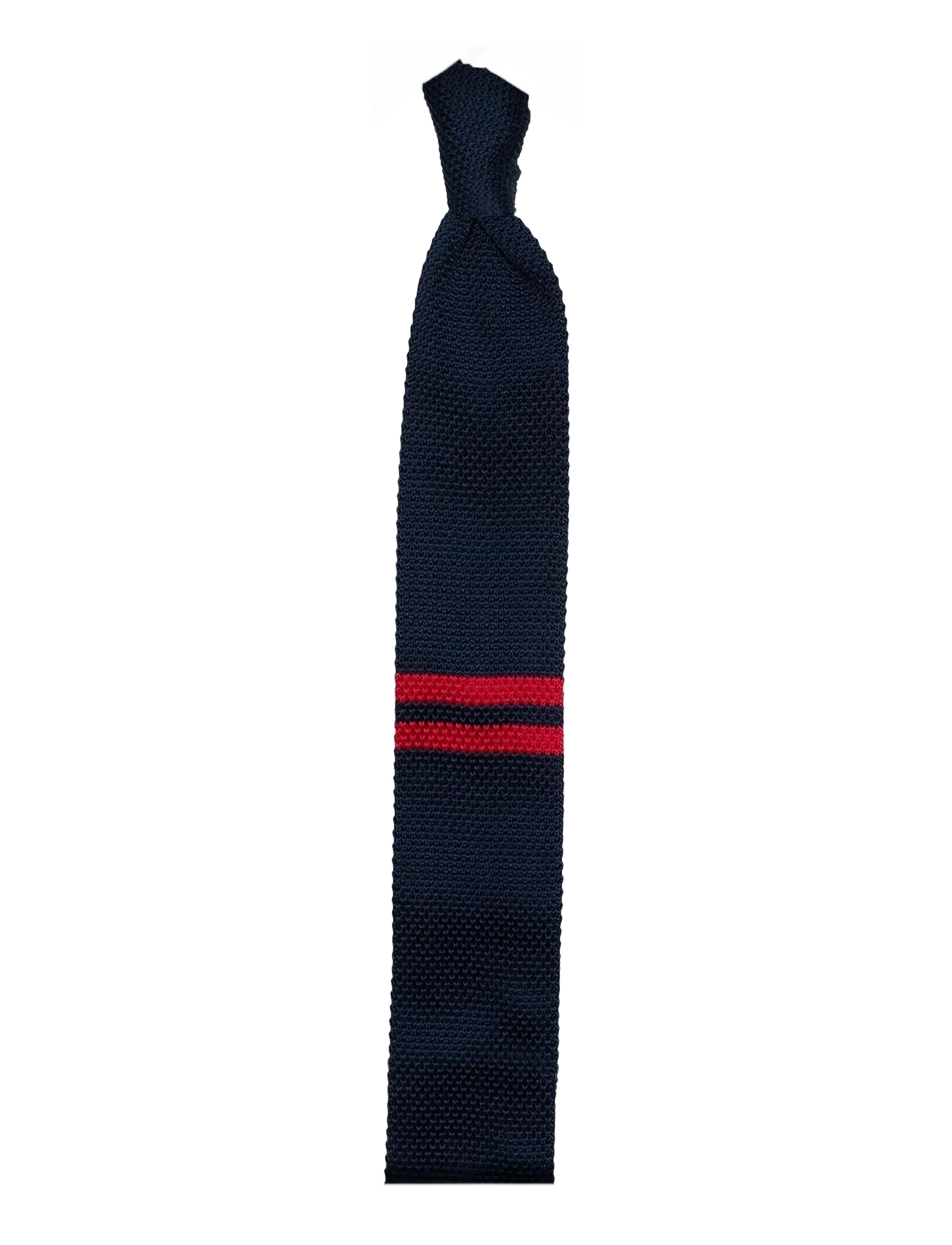 AN IVY Navy Red Signature Knit - Slips & Accessories - NAVY / RED / navy