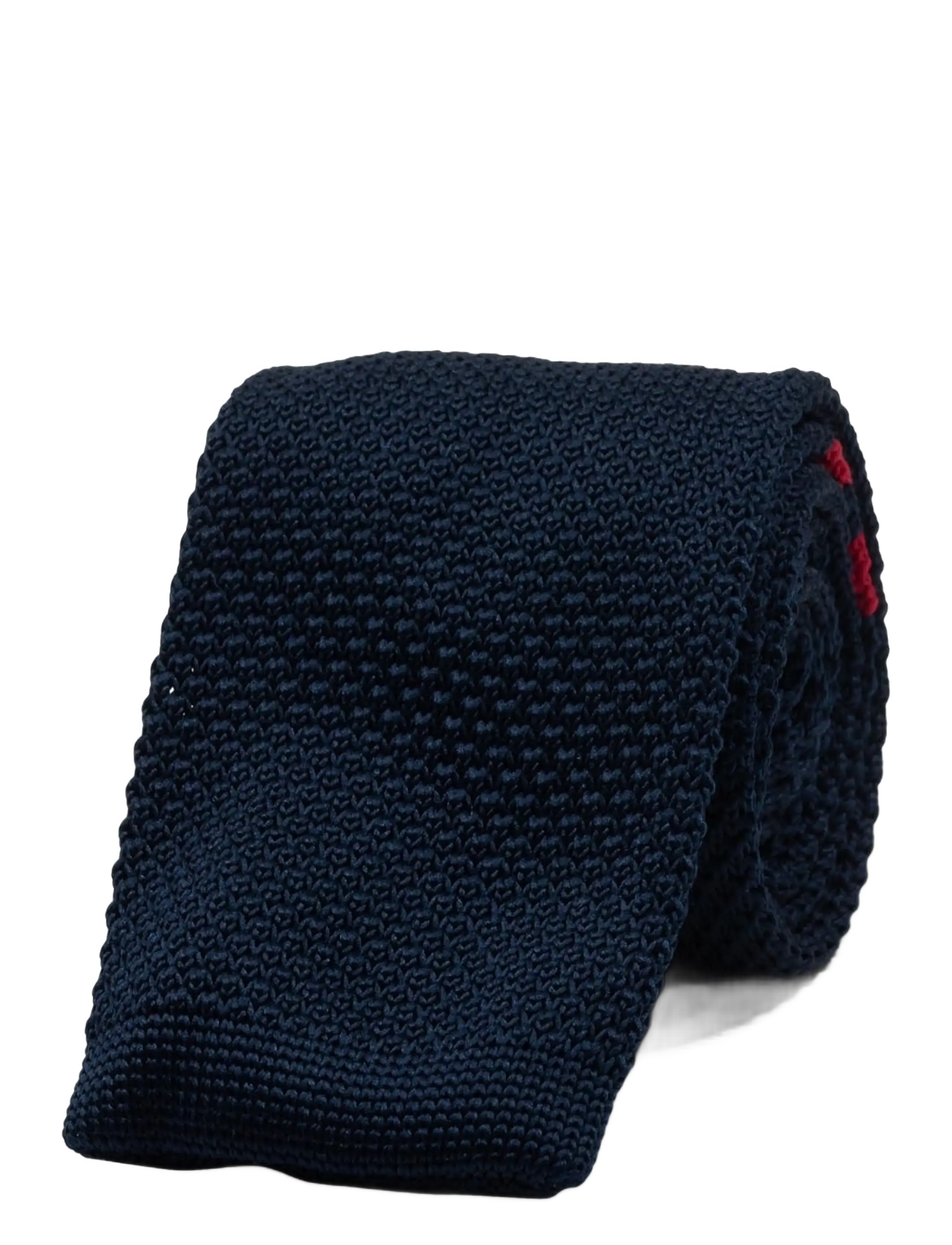 AN IVY - Navy Red Signature Knit - ties - navy / red - 2