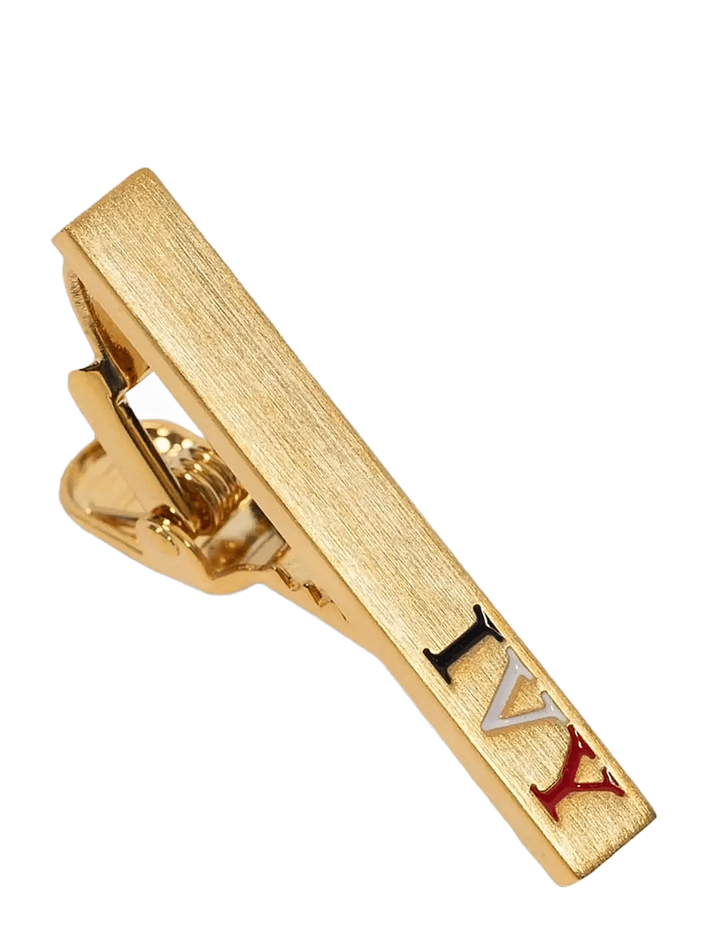 AN IVY - Brushed Golden Ivy Bar 3,5 cm - krawattenklammern - golden - 0