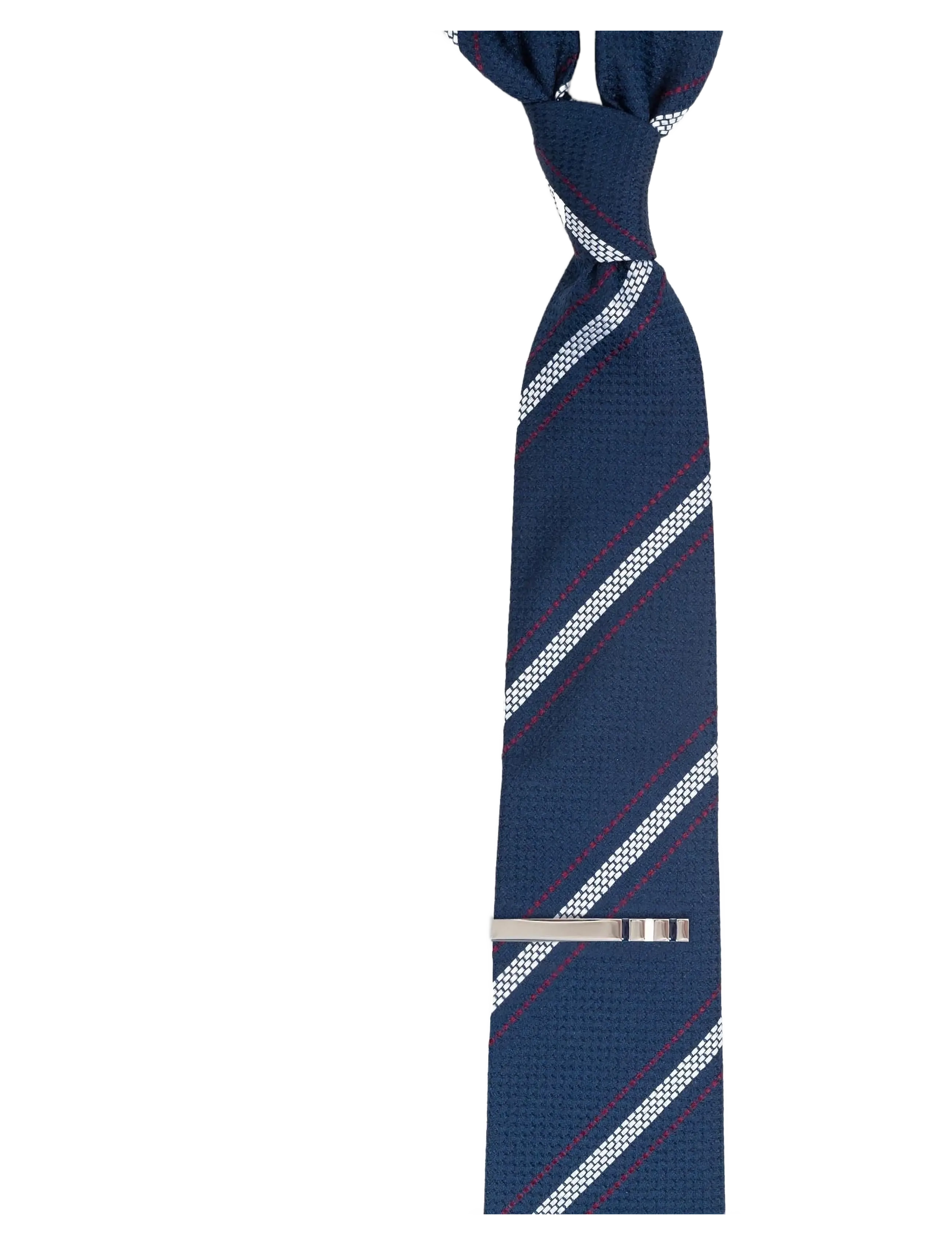 AN IVY - Silver Navy White Navy Bar 5 cm - solmioneulat - silver - 1