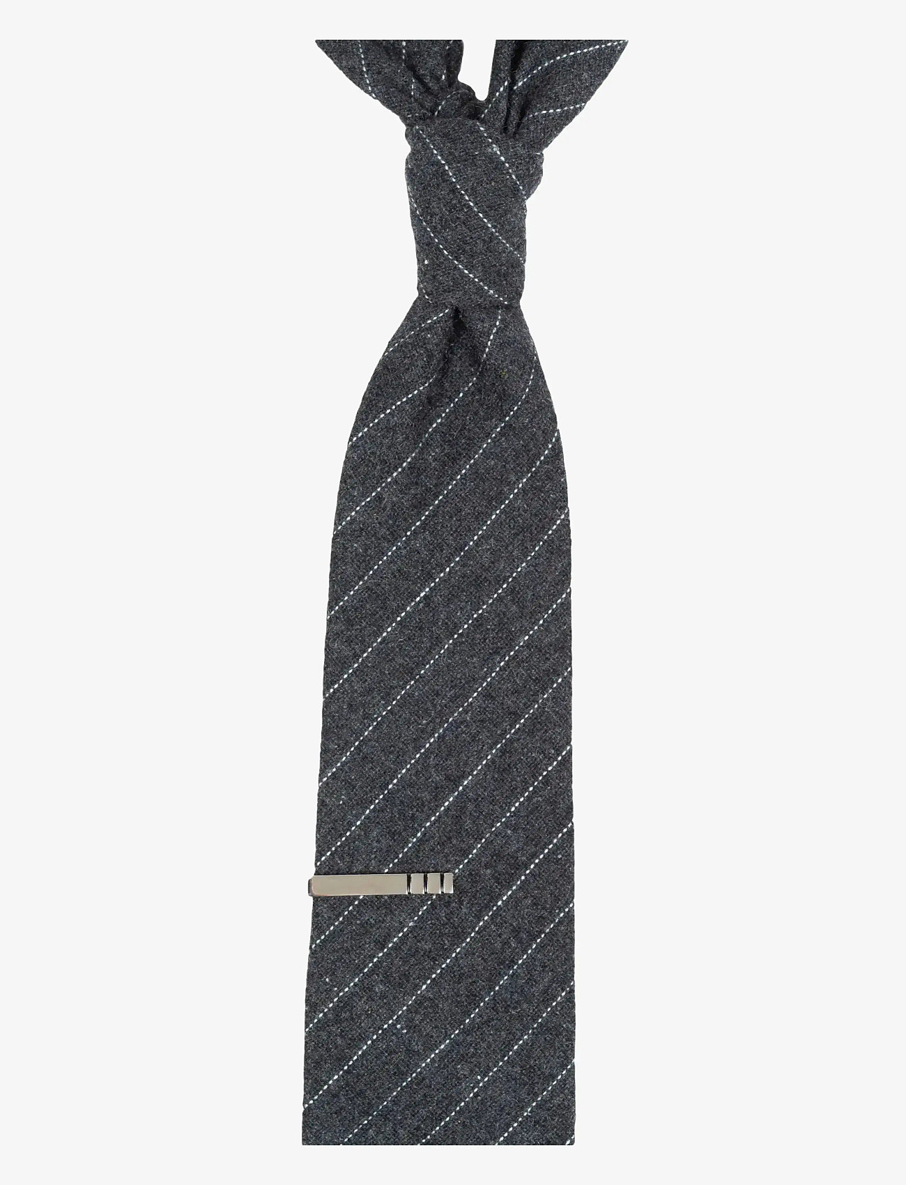 AN IVY - Triple Silver Bar 3,5 cm - tie clips - silver - 1