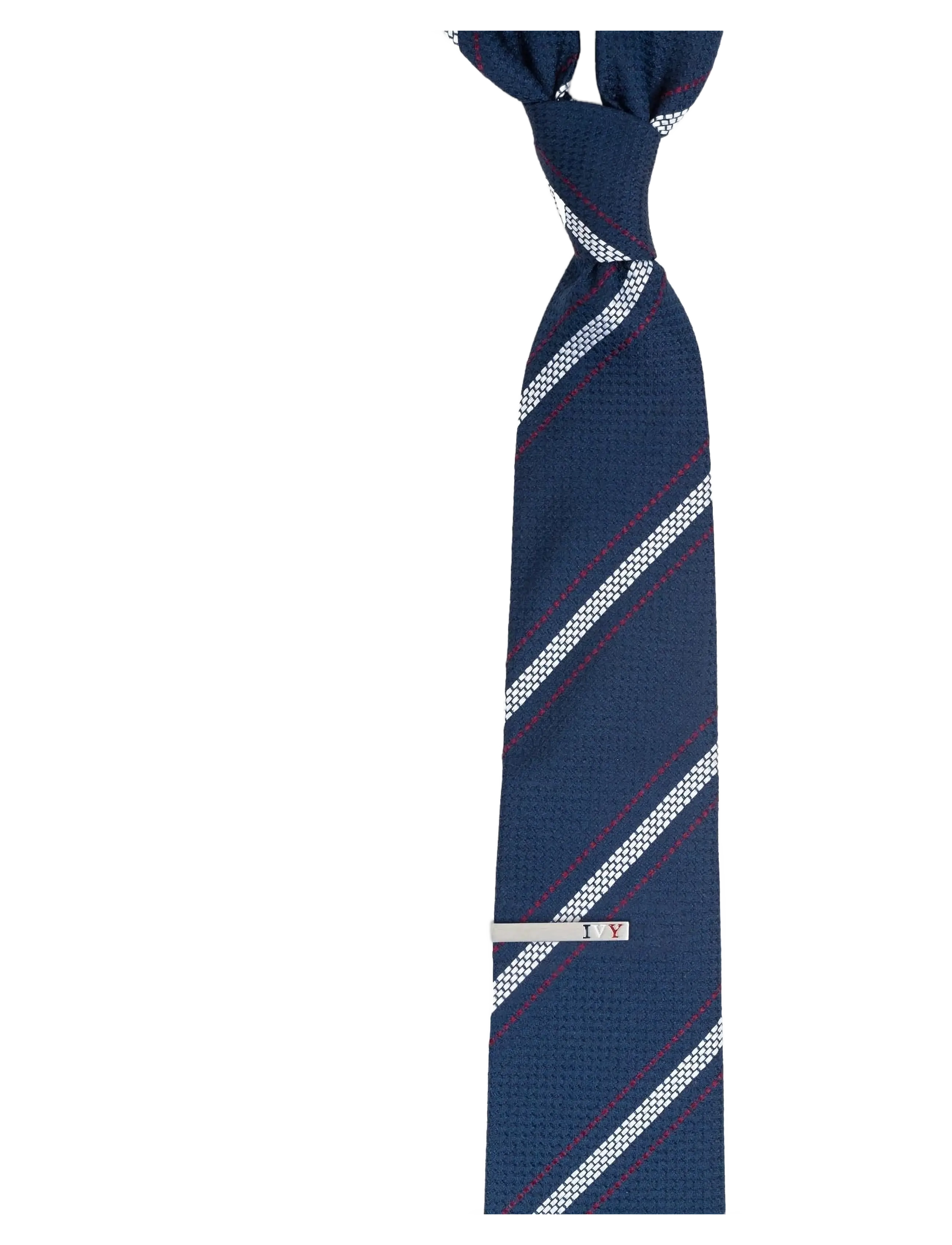 AN IVY - Brushed Silver Ivy Bar 3,5 cm - tie clips - silver - 1